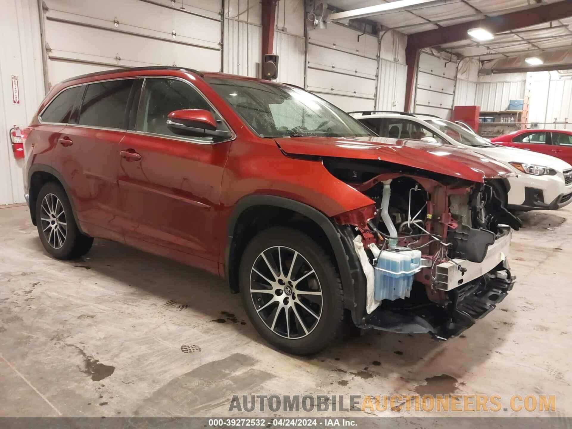 5TDJZRFH2JS859505 TOYOTA HIGHLANDER 2018