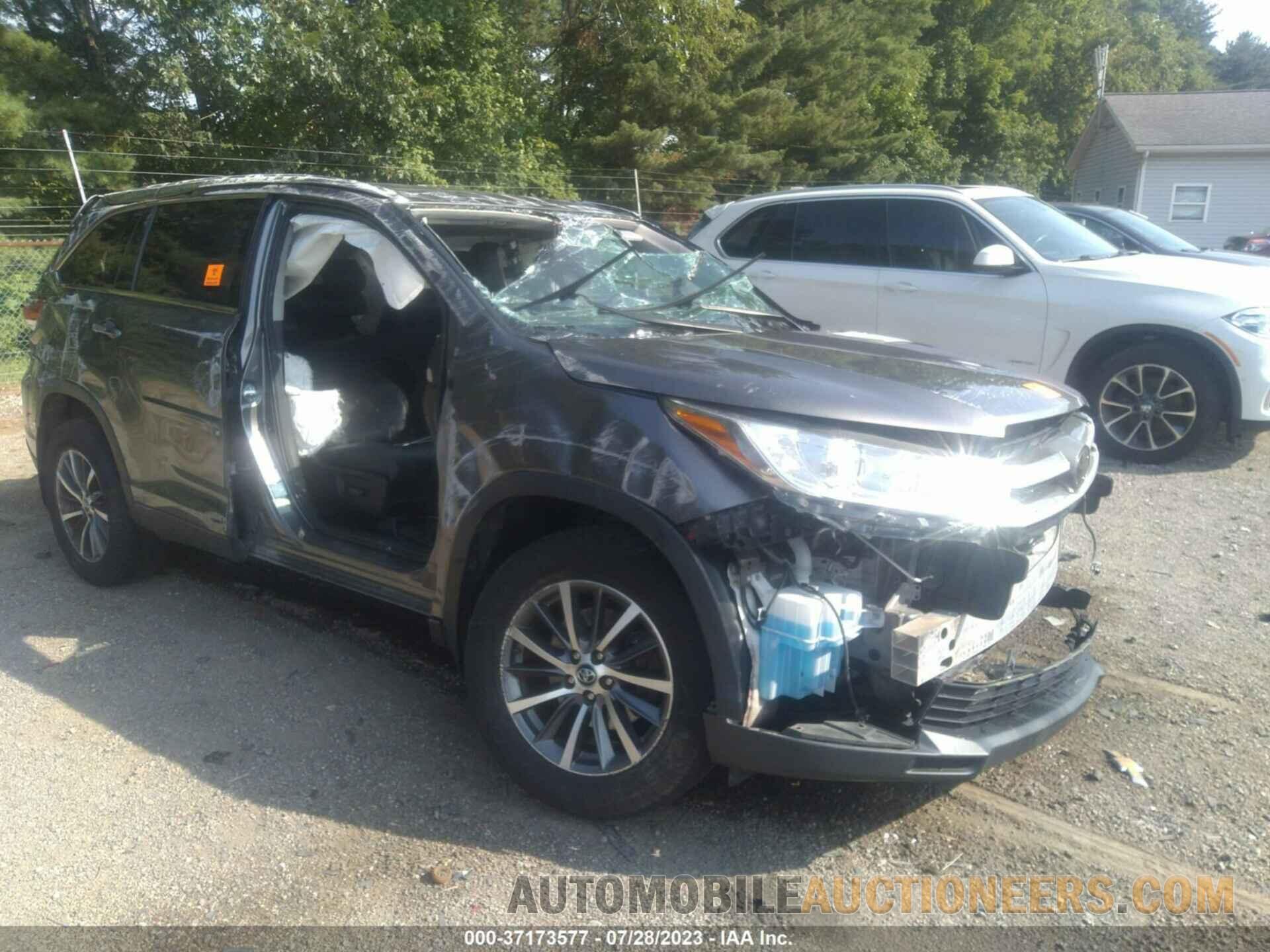 5TDJZRFH2JS866292 TOYOTA HIGHLANDER 2018