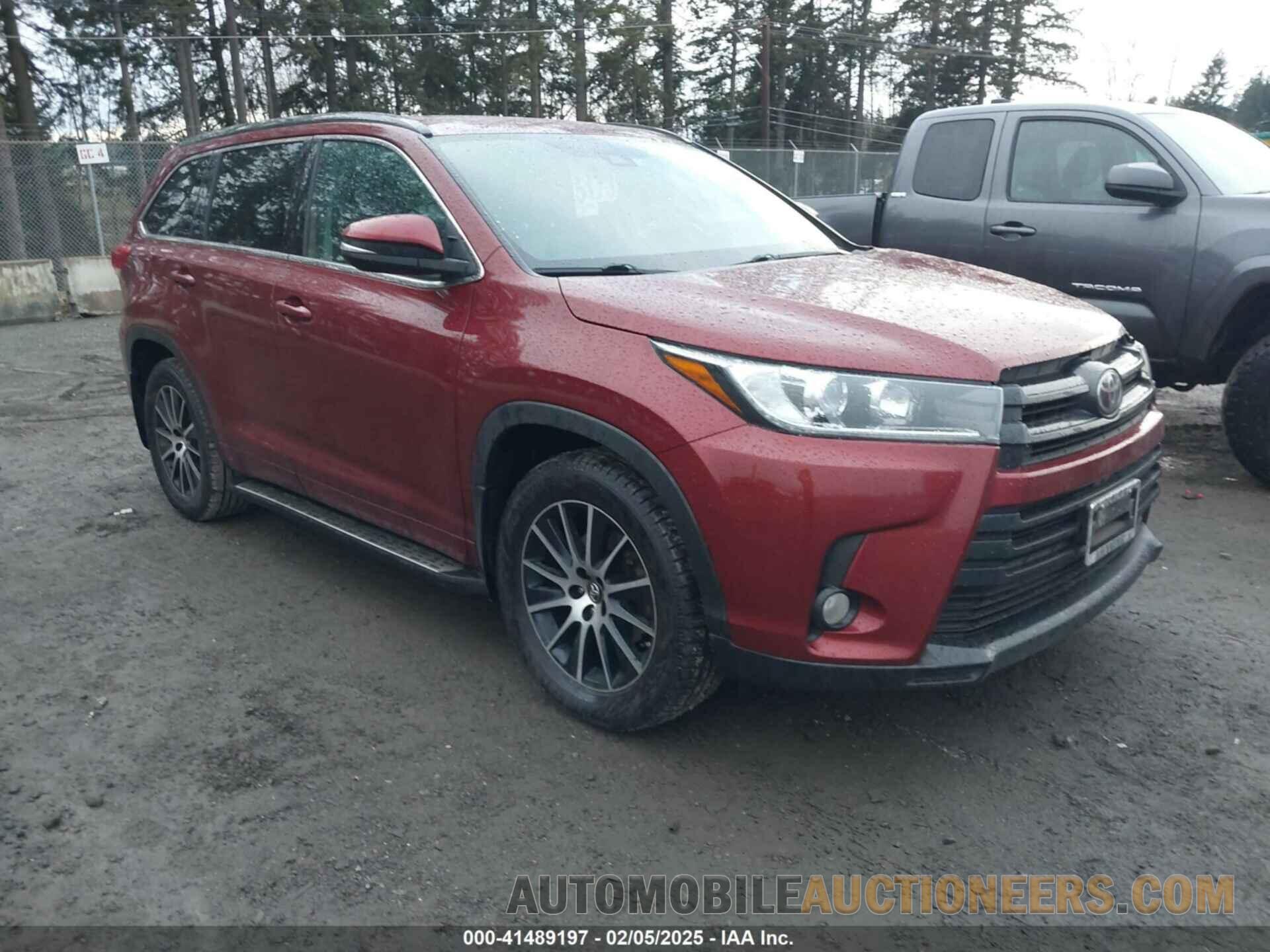 5TDJZRFH2JS883402 TOYOTA HIGHLANDER 2018