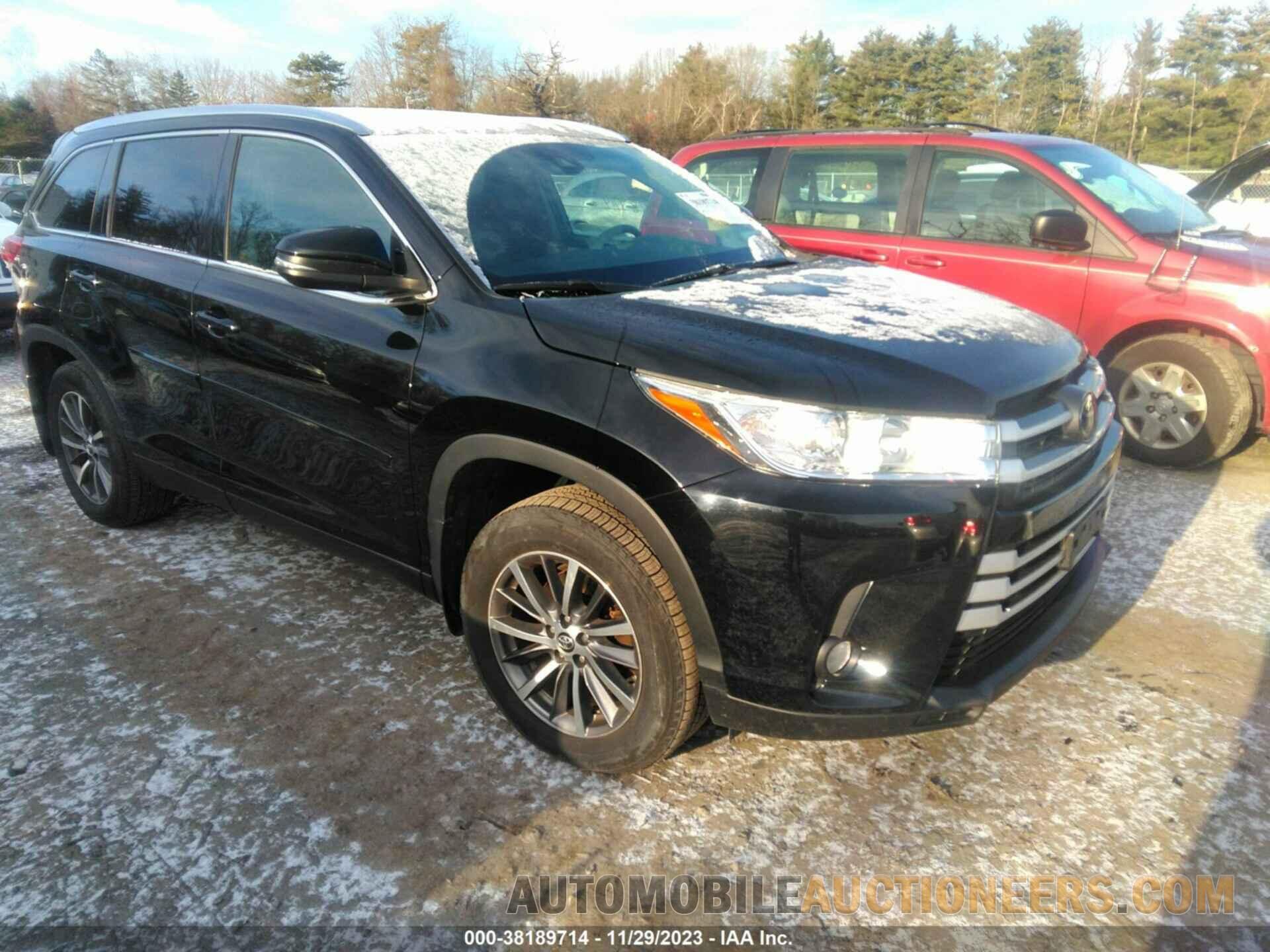 5TDJZRFH2KS562896 TOYOTA HIGHLANDER 2019