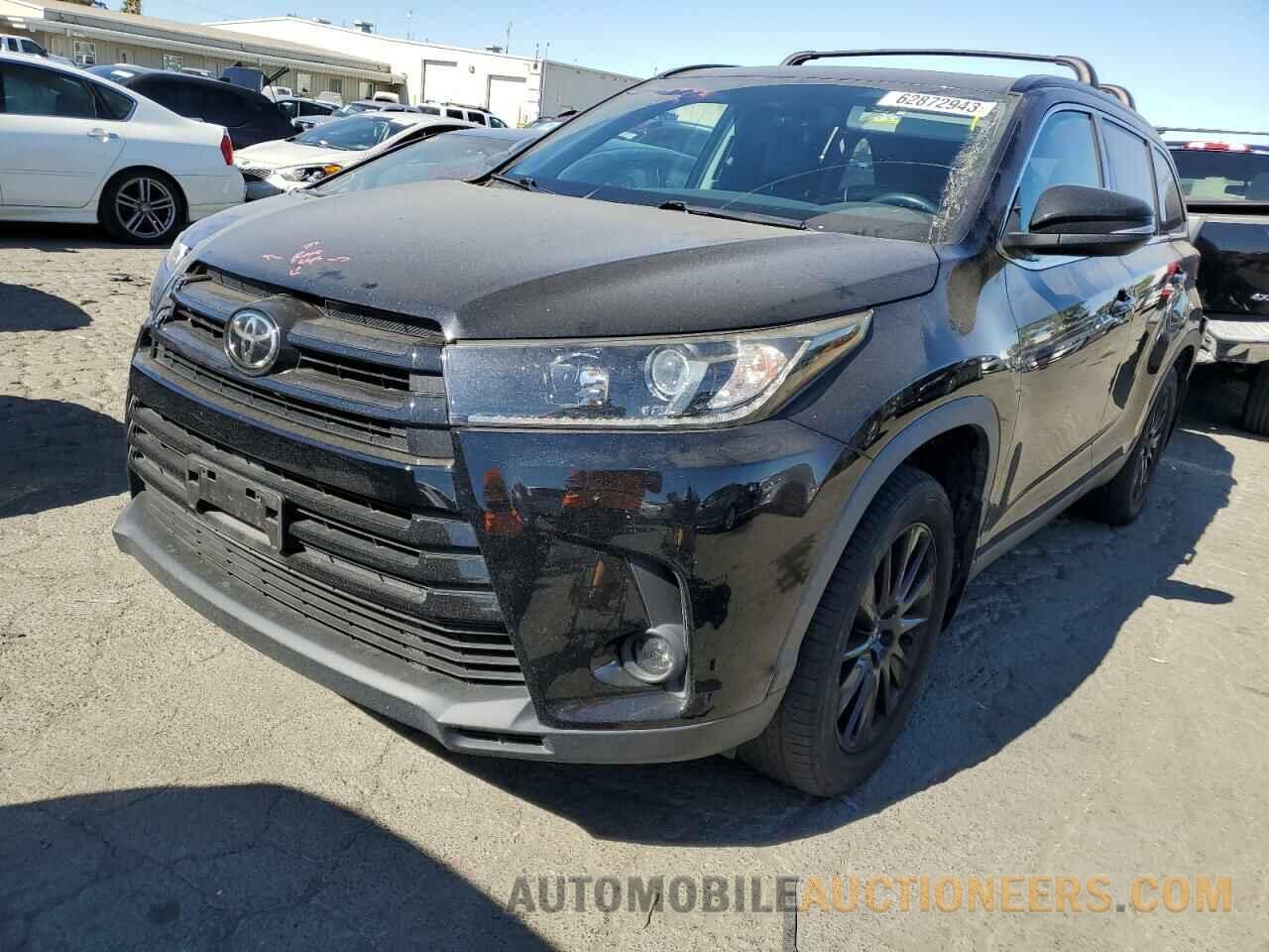 5TDJZRFH2KS607612 TOYOTA HIGHLANDER 2019