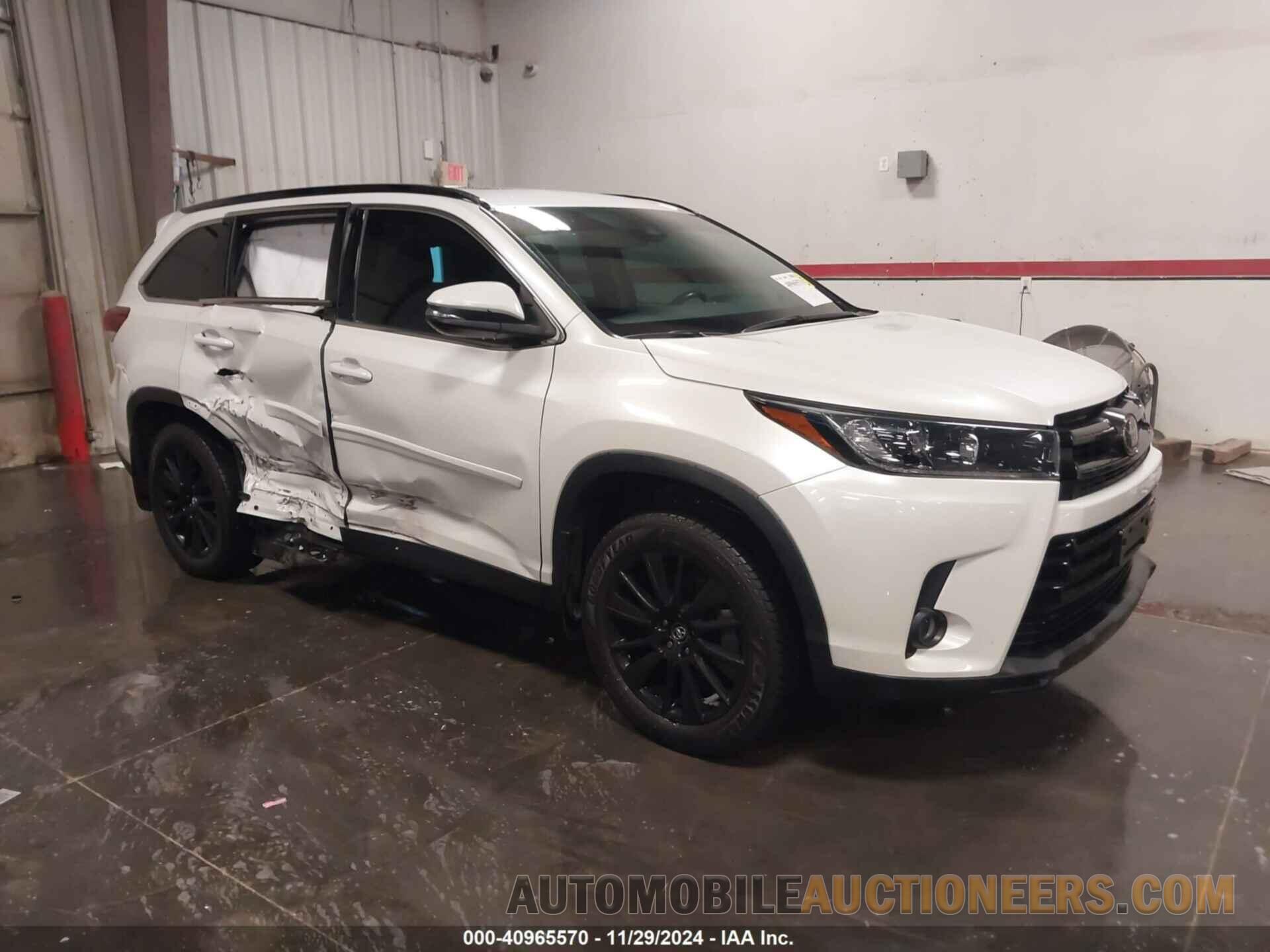 5TDJZRFH2KS624023 TOYOTA HIGHLANDER 2019