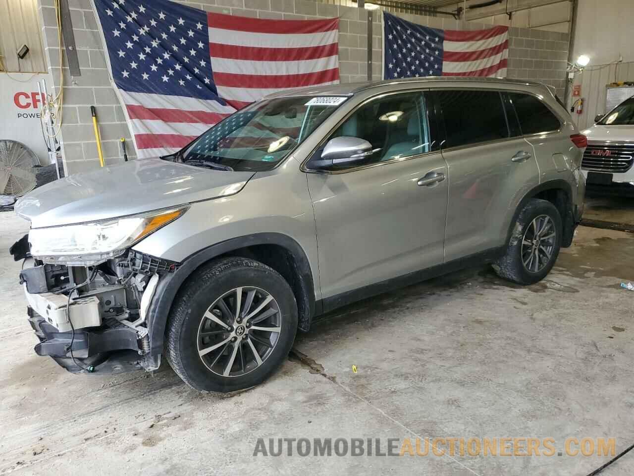 5TDJZRFH2KS626709 TOYOTA HIGHLANDER 2019