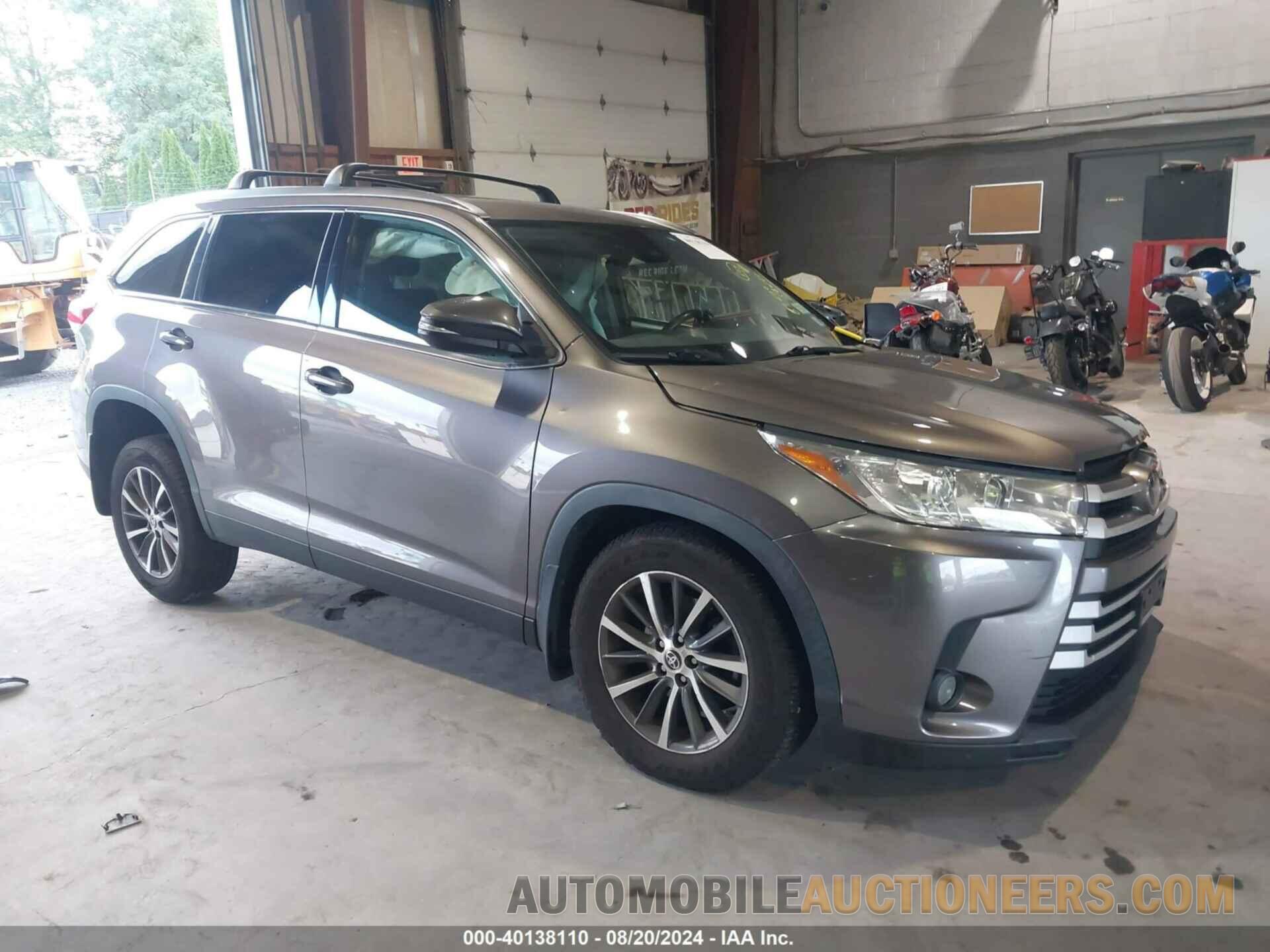 5TDJZRFH2KS626936 TOYOTA HIGHLANDER 2019