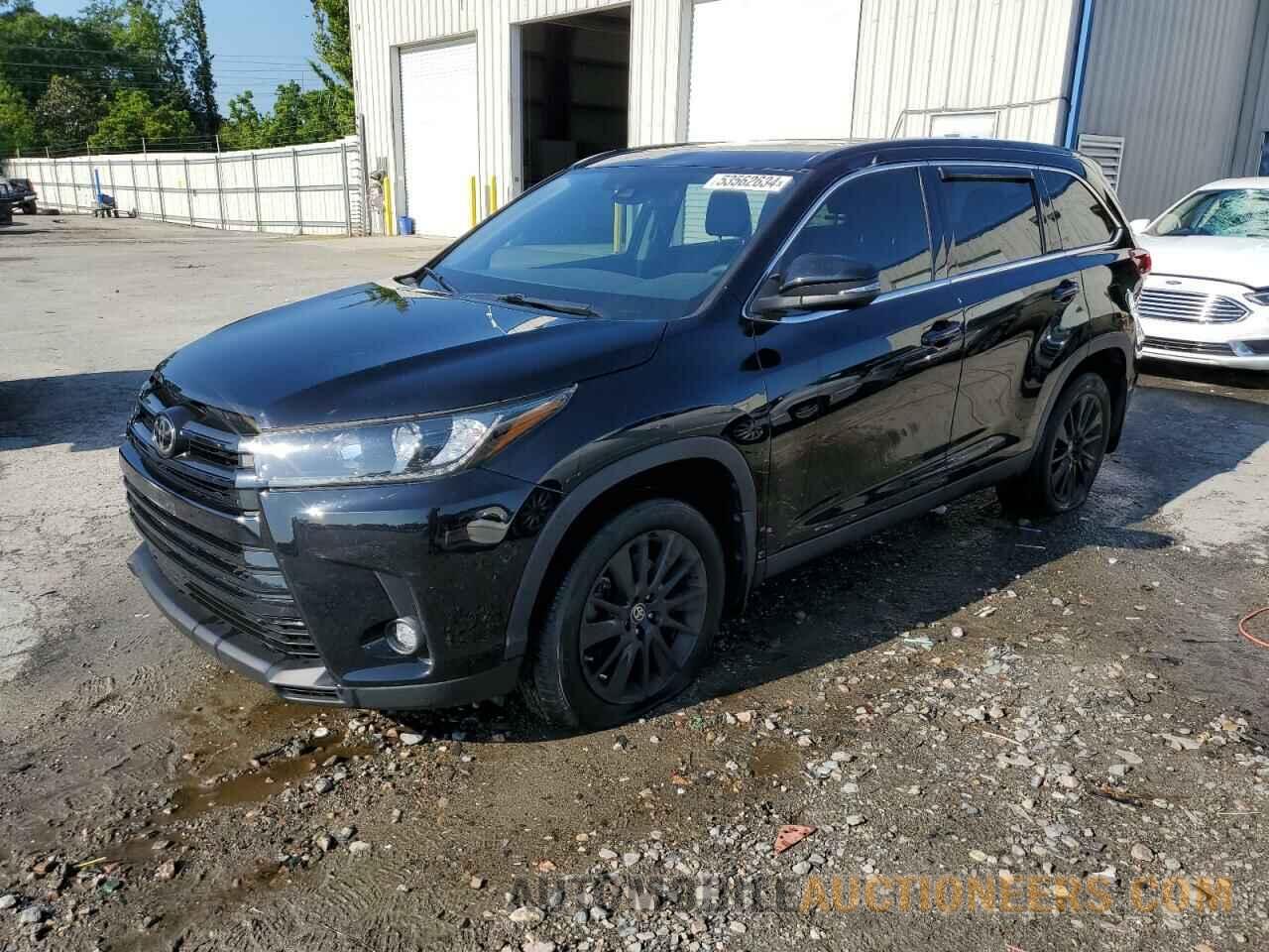 5TDJZRFH2KS629626 TOYOTA HIGHLANDER 2019