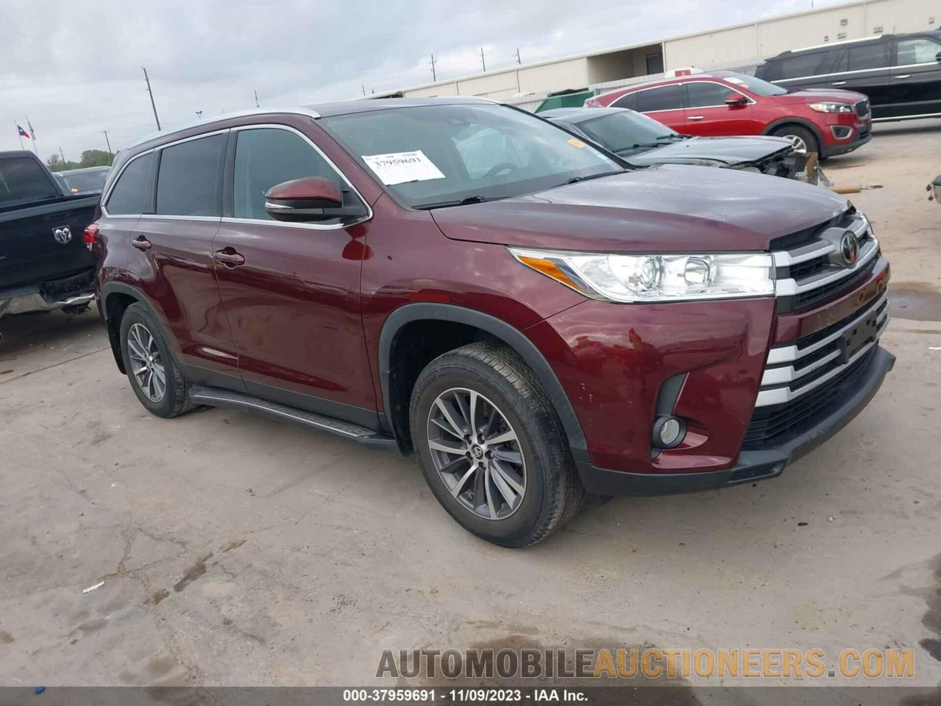 5TDJZRFH2KS719410 TOYOTA HIGHLANDER 2019