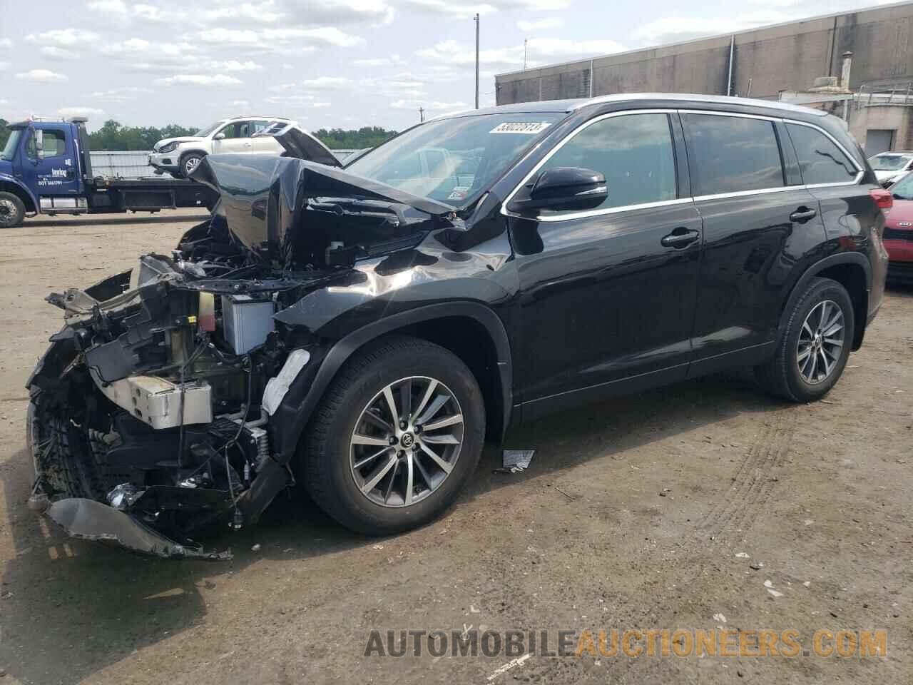 5TDJZRFH2KS741911 TOYOTA HIGHLANDER 2019