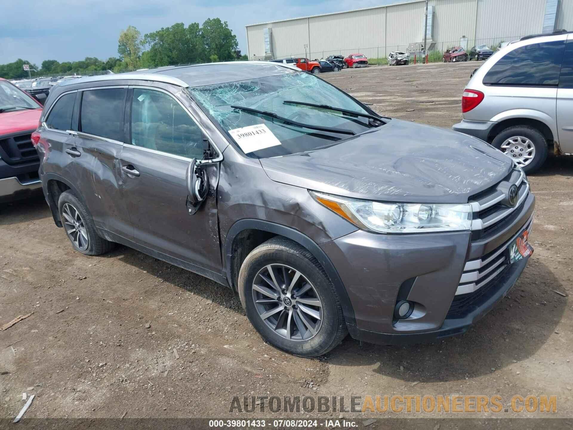 5TDJZRFH2KS927304 TOYOTA HIGHLANDER 2019