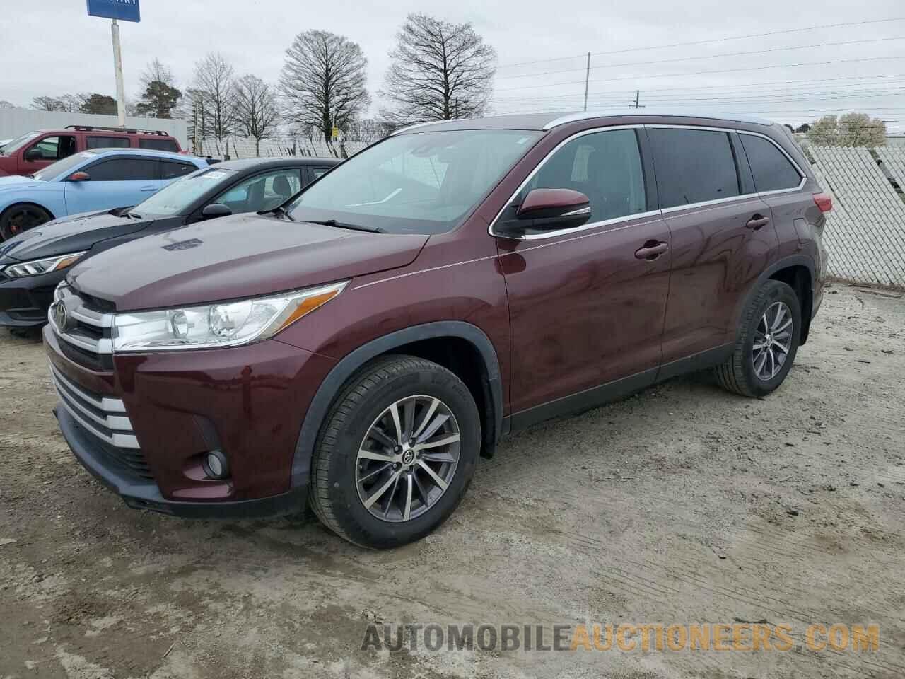 5TDJZRFH2KS927626 TOYOTA HIGHLANDER 2019