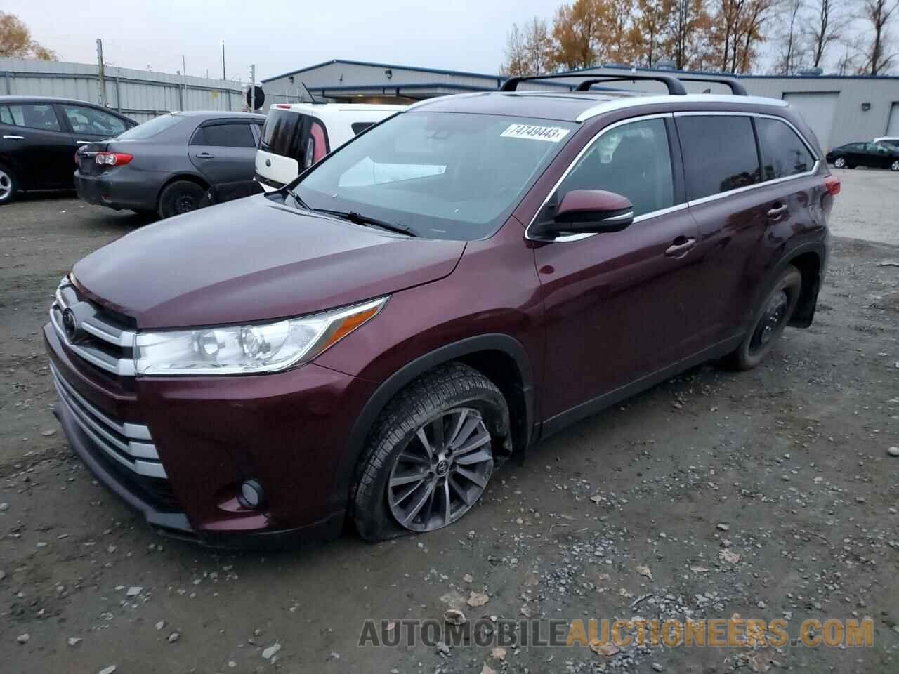 5TDJZRFH2KS985414 TOYOTA HIGHLANDER 2019