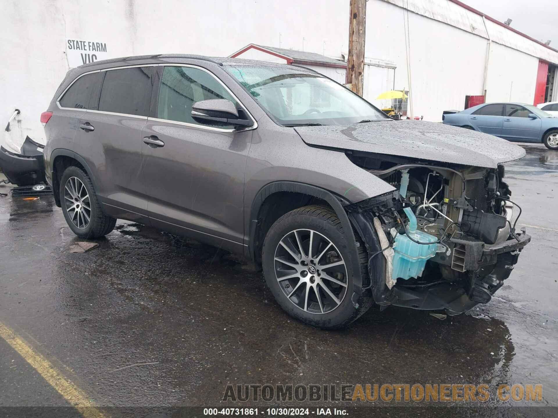 5TDJZRFH3HS375076 TOYOTA HIGHLANDER 2017