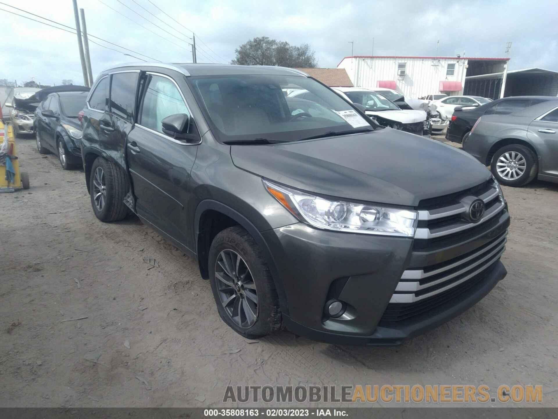 5TDJZRFH3HS383307 TOYOTA HIGHLANDER 2017