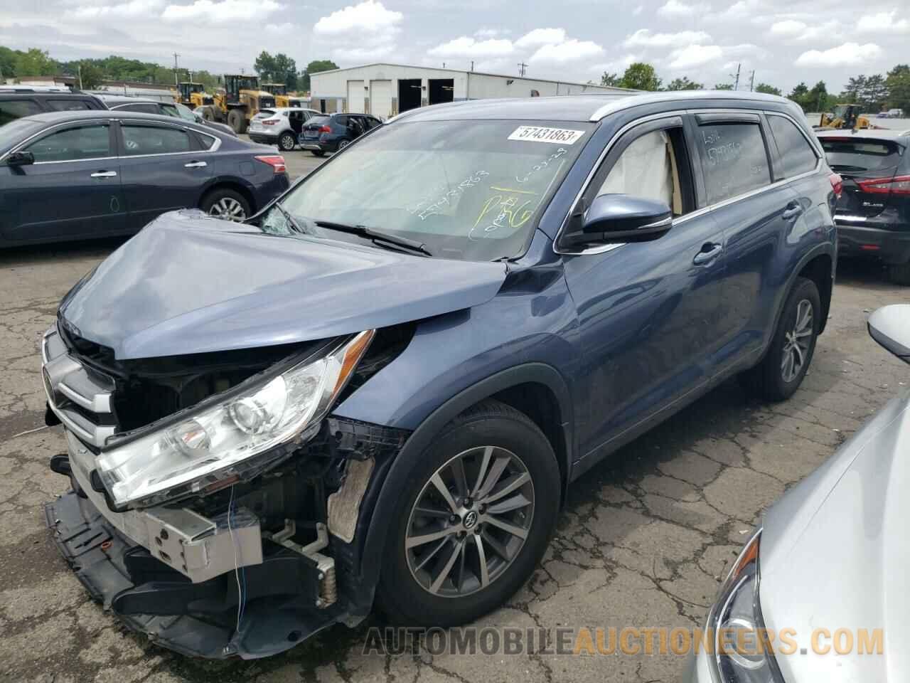 5TDJZRFH3HS396803 TOYOTA HIGHLANDER 2017