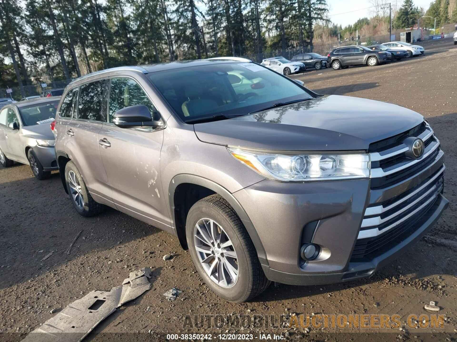 5TDJZRFH3HS416192 TOYOTA HIGHLANDER 2017