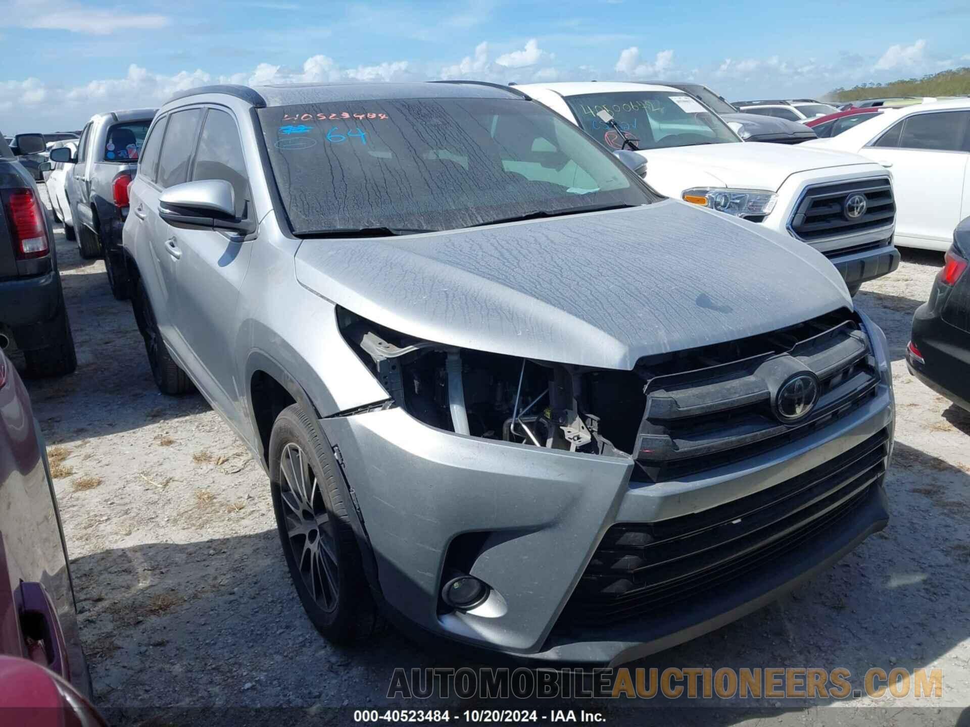 5TDJZRFH3HS435664 TOYOTA HIGHLANDER 2017