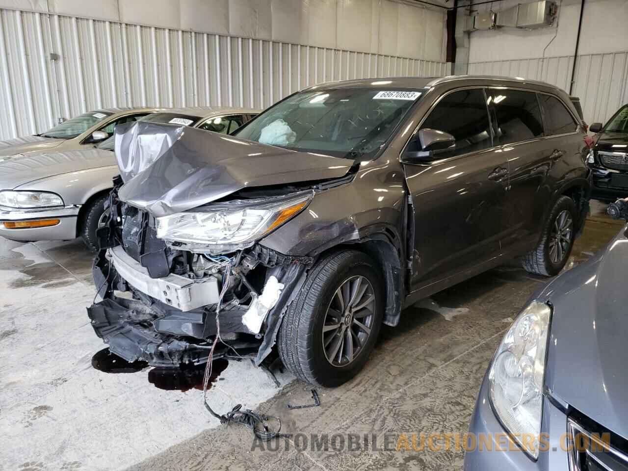 5TDJZRFH3HS510587 TOYOTA HIGHLANDER 2017