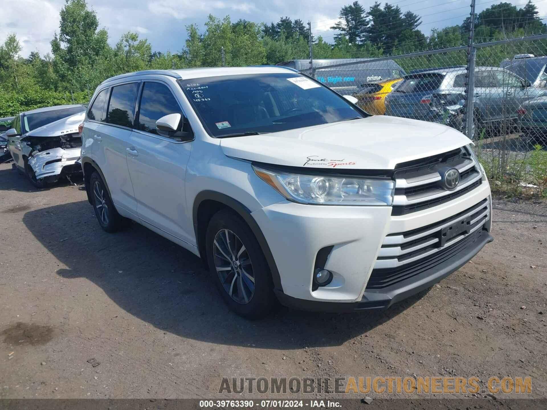 5TDJZRFH3HS511528 TOYOTA HIGHLANDER 2017