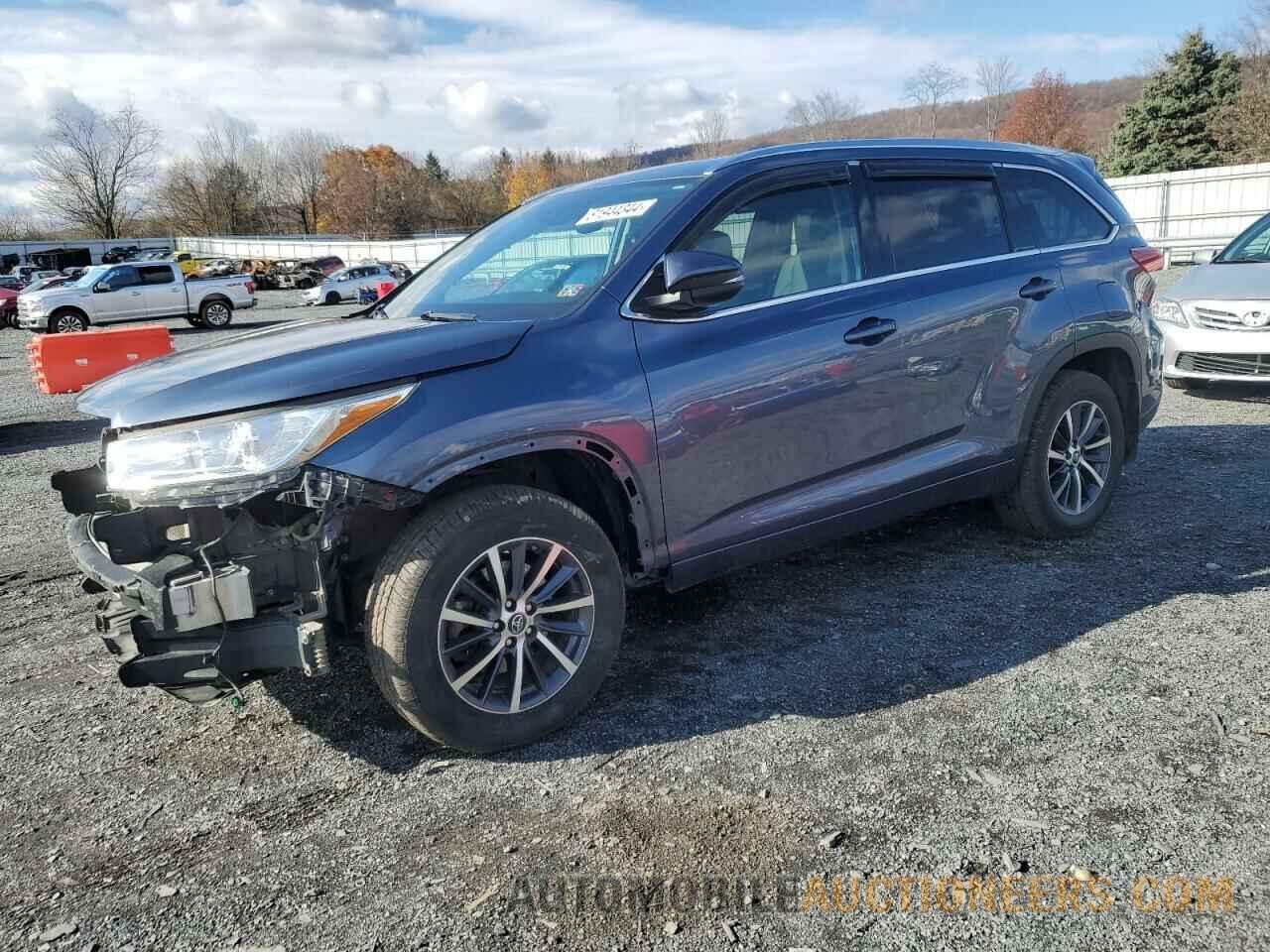 5TDJZRFH3JS827310 TOYOTA HIGHLANDER 2018