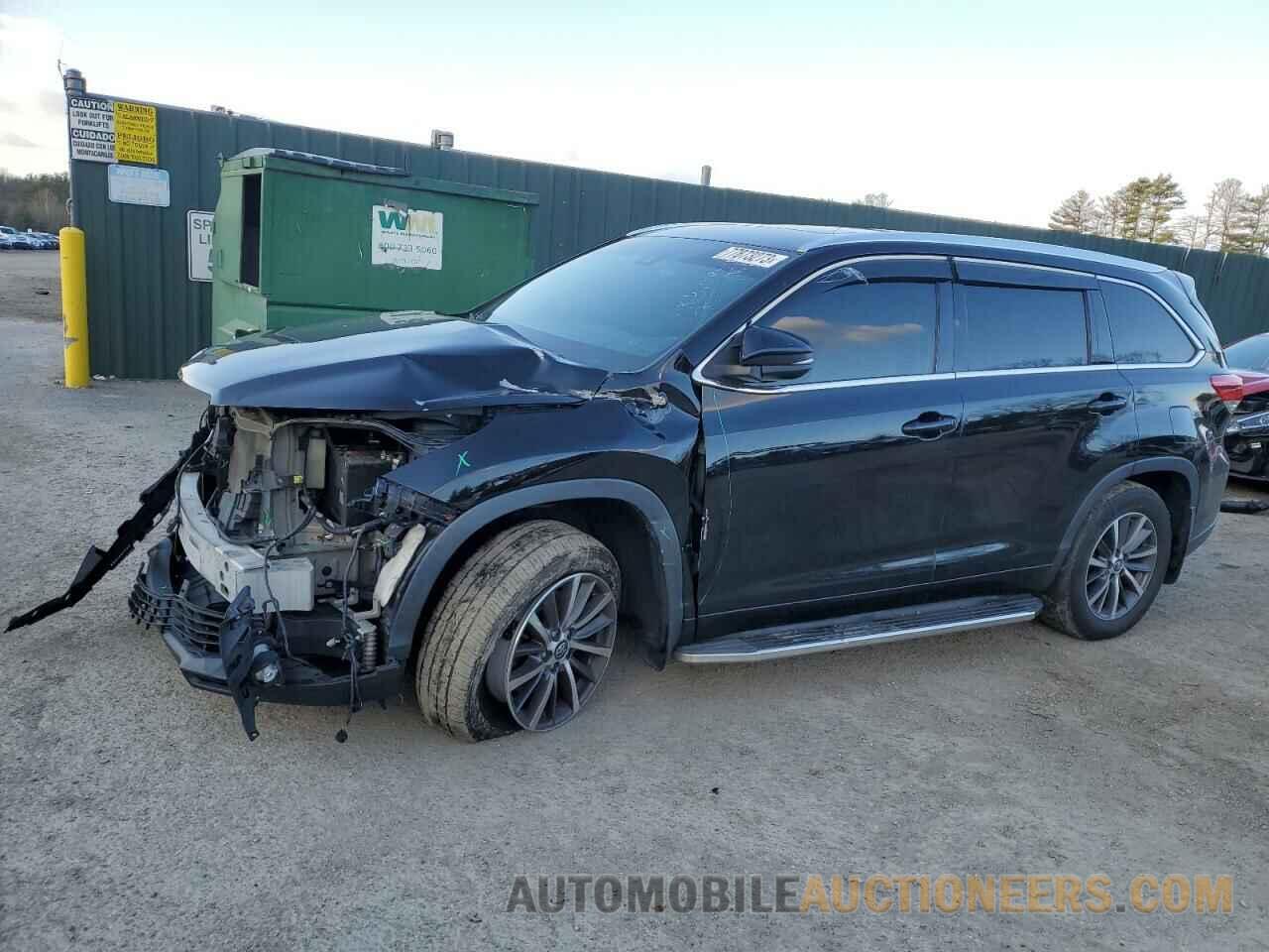 5TDJZRFH3JS874014 TOYOTA HIGHLANDER 2018