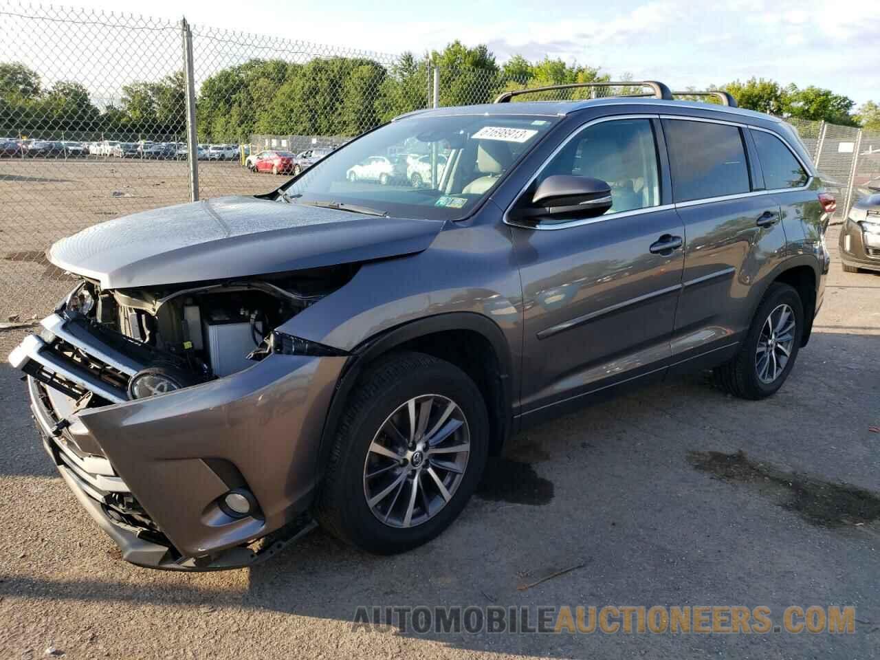 5TDJZRFH3JS881304 TOYOTA HIGHLANDER 2018