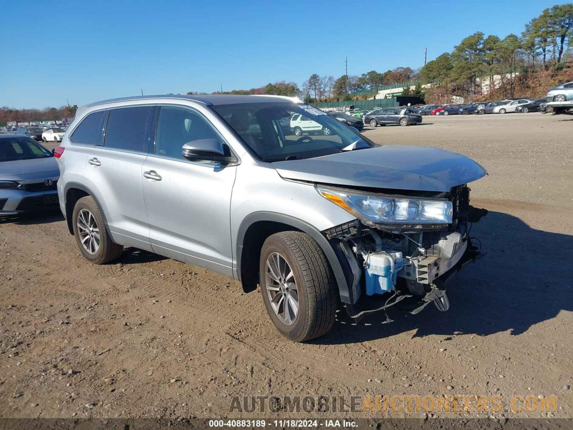 5TDJZRFH3JS912230 TOYOTA HIGHLANDER 2018