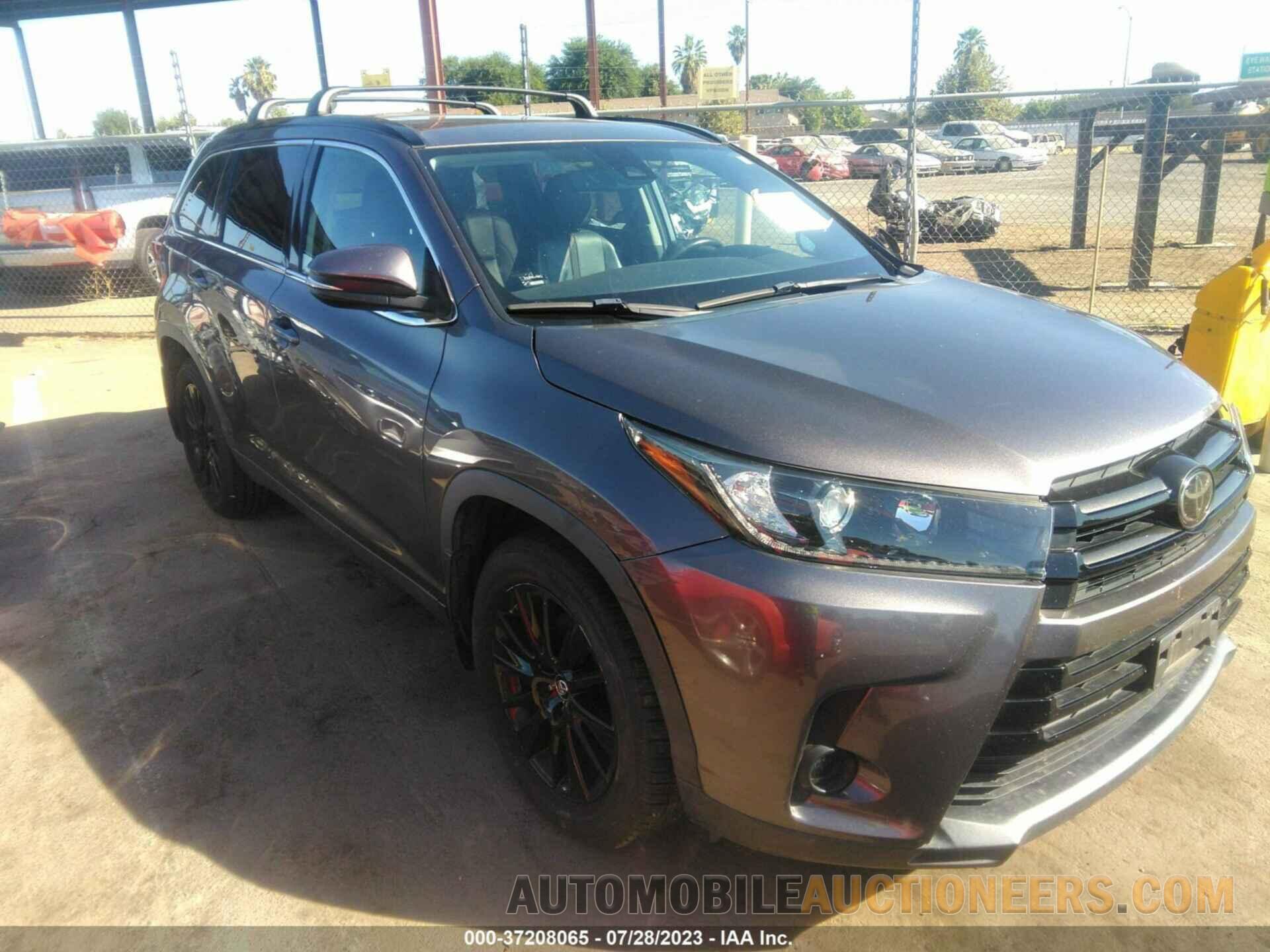 5TDJZRFH3KS572675 TOYOTA HIGHLANDER 2019