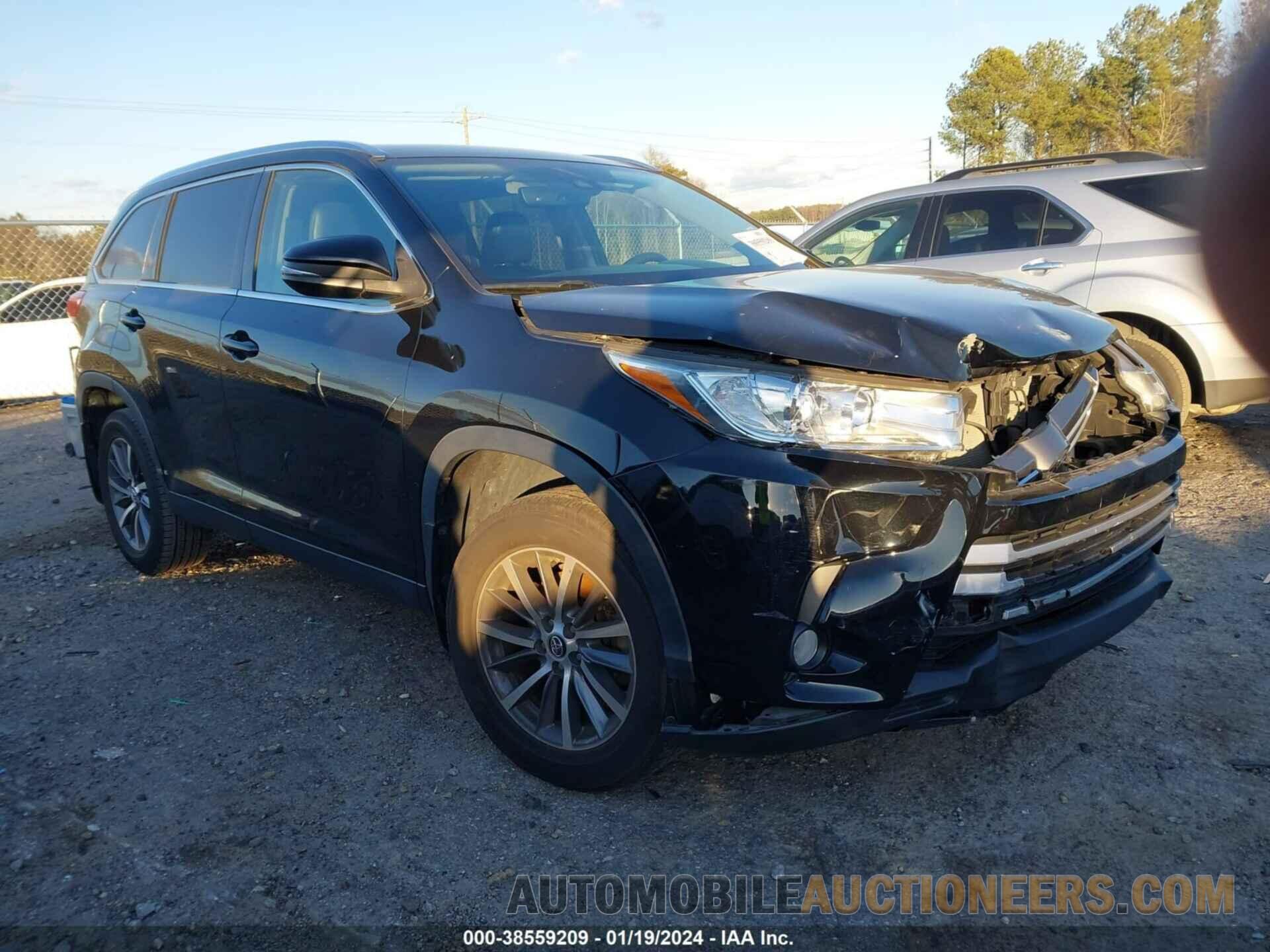 5TDJZRFH3KS576659 TOYOTA HIGHLANDER 2019