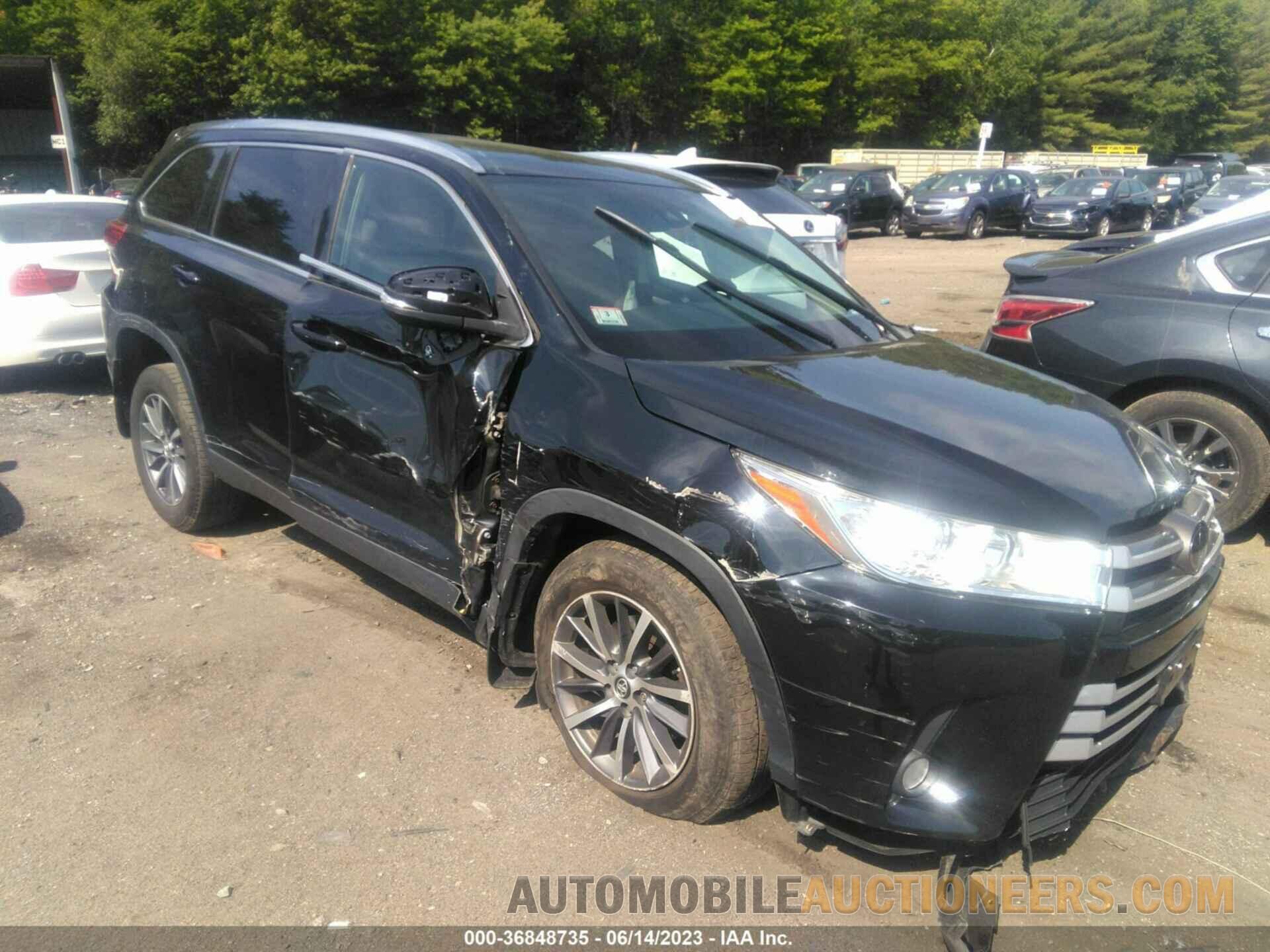 5TDJZRFH3KS577505 TOYOTA HIGHLANDER 2019