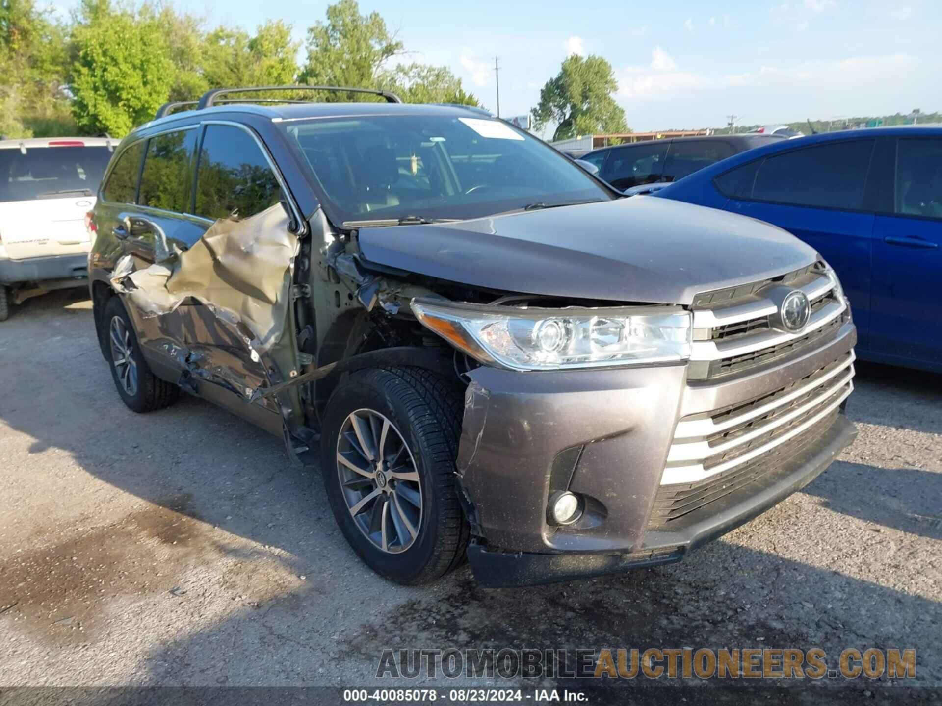 5TDJZRFH3KS578900 TOYOTA HIGHLANDER 2019