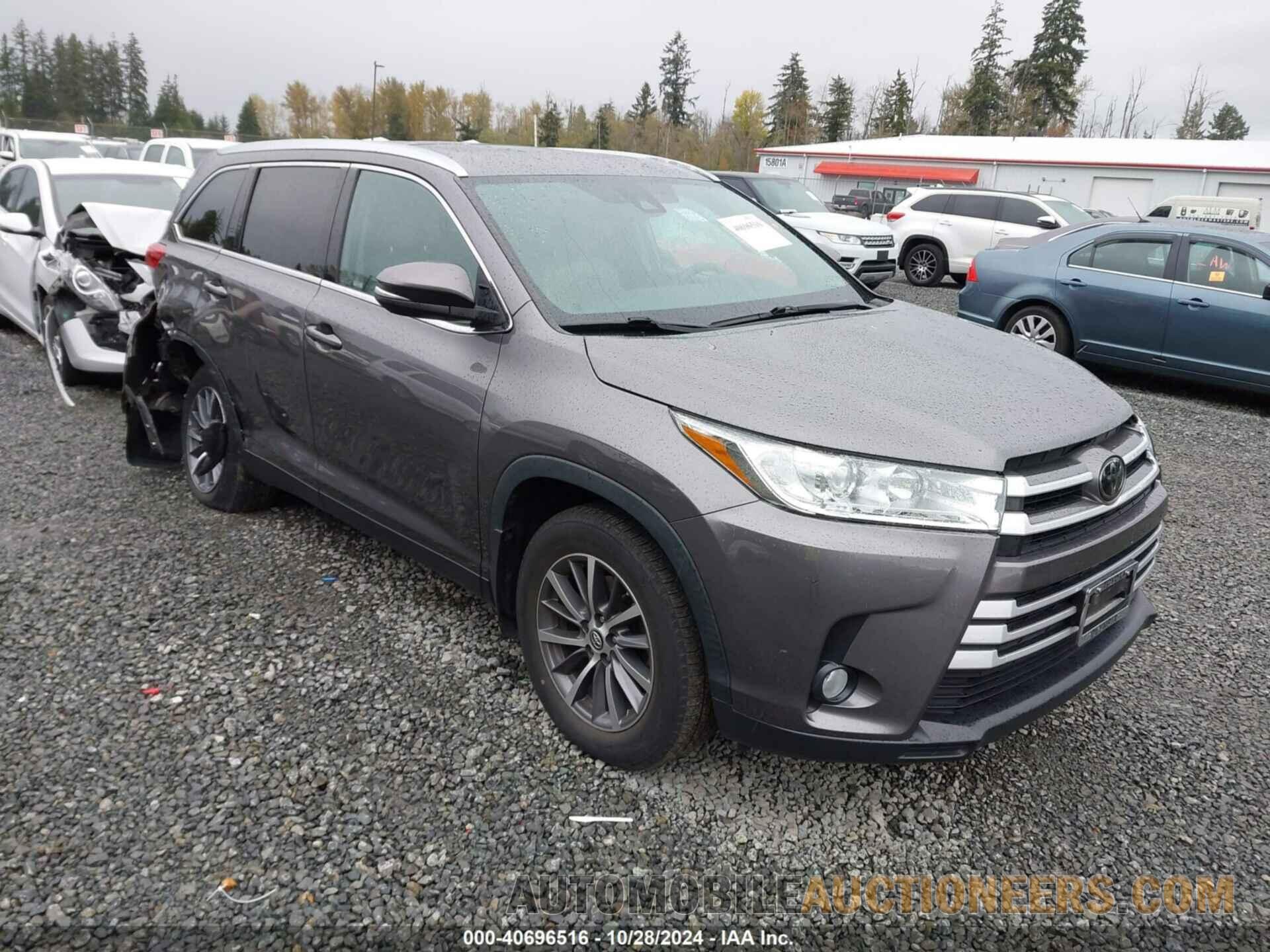 5TDJZRFH3KS588603 TOYOTA HIGHLANDER 2019