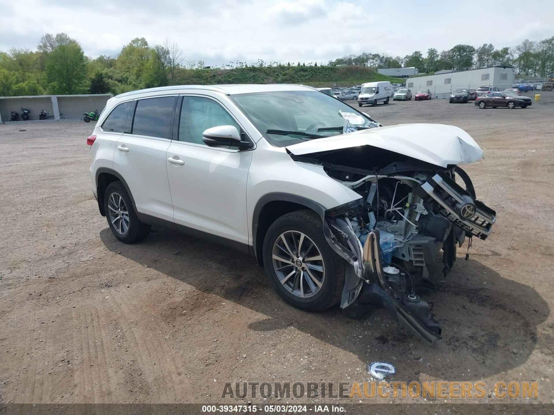 5TDJZRFH3KS622717 TOYOTA HIGHLANDER 2019