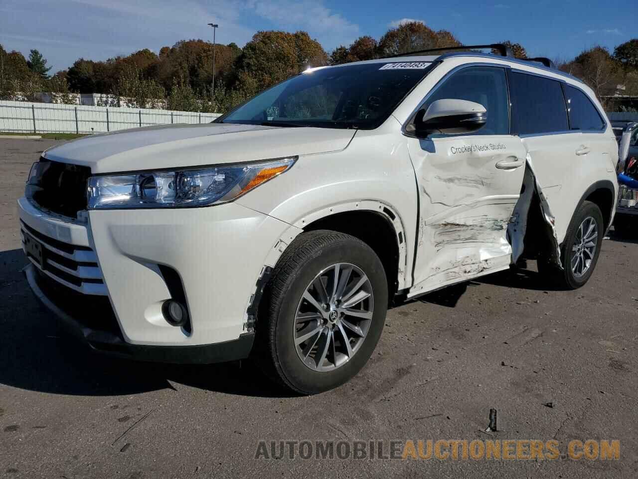 5TDJZRFH3KS626301 TOYOTA HIGHLANDER 2019