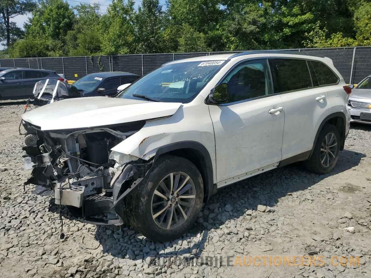 5TDJZRFH3KS724616 TOYOTA HIGHLANDER 2019