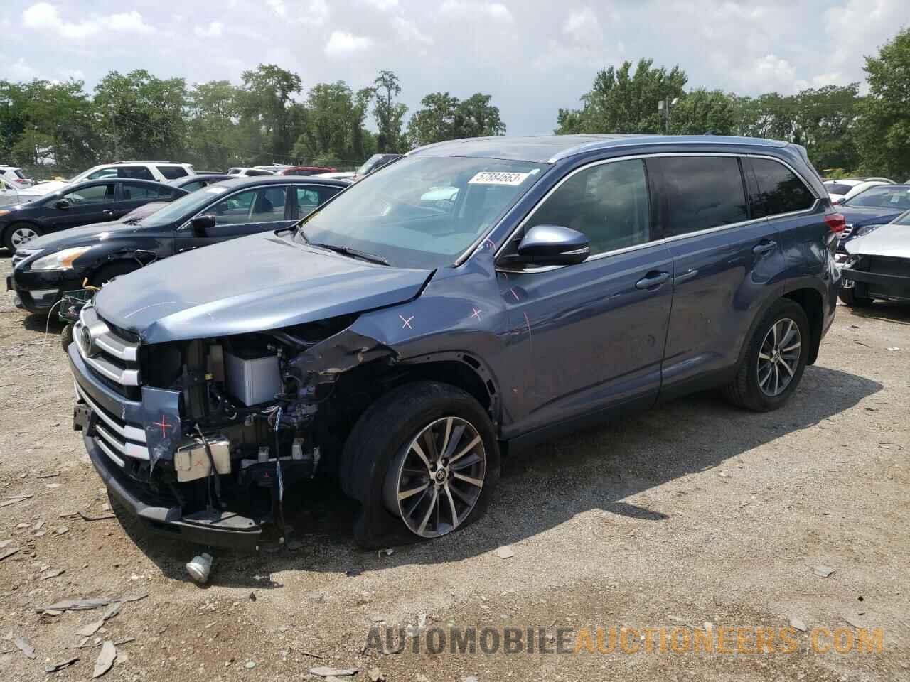 5TDJZRFH3KS727158 TOYOTA HIGHLANDER 2019