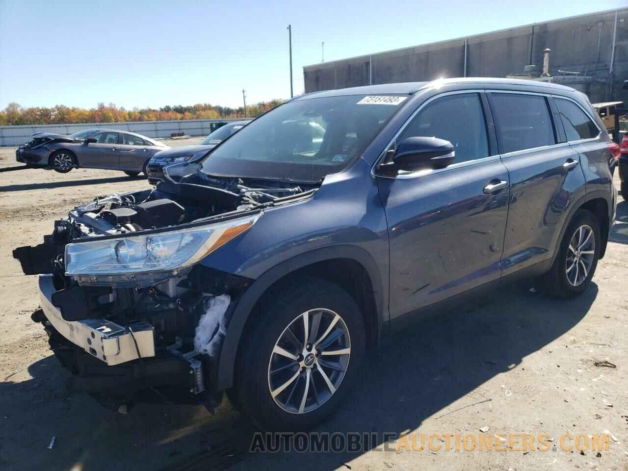 5TDJZRFH3KS729069 TOYOTA HIGHLANDER 2019