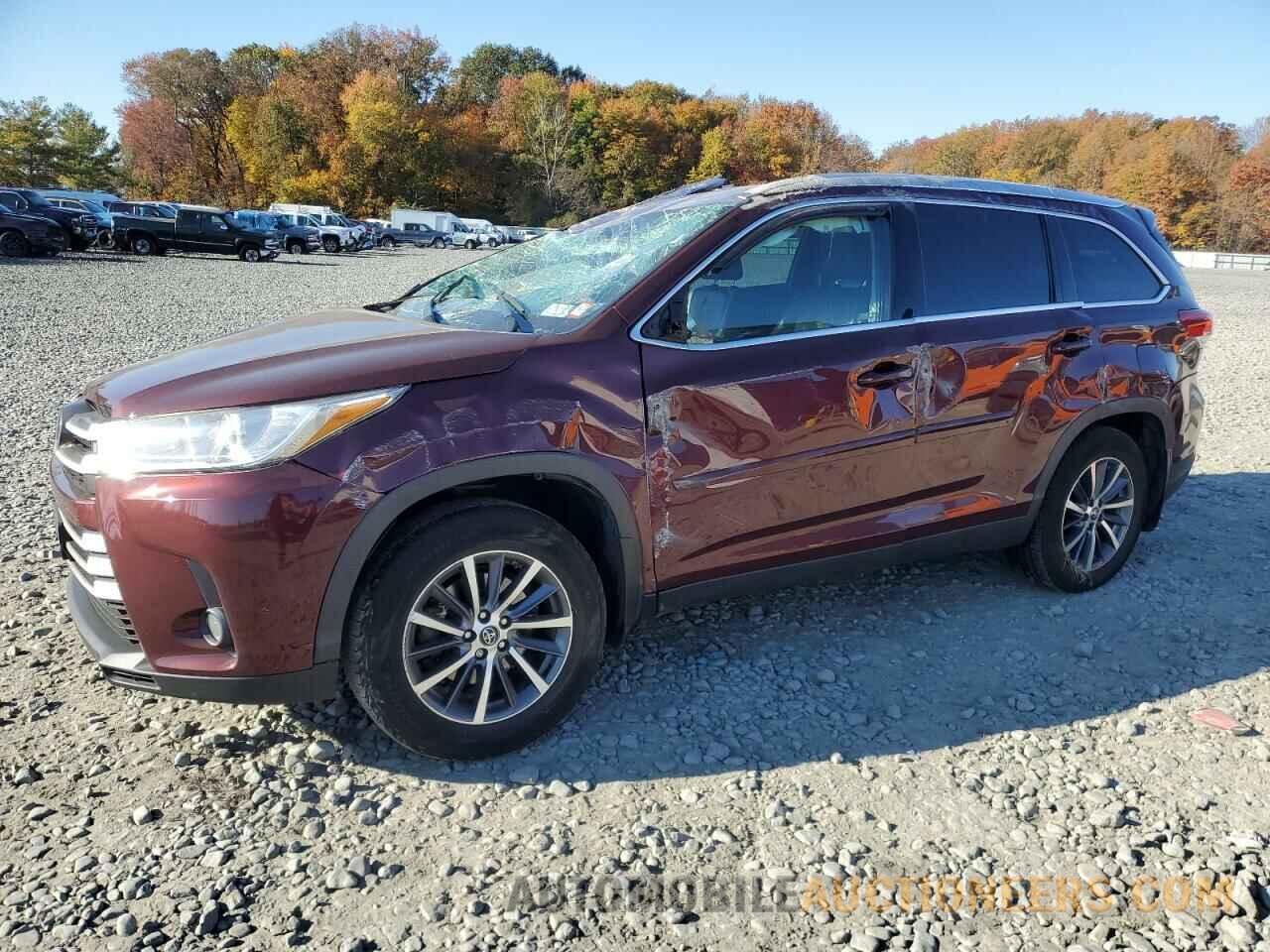 5TDJZRFH3KS734935 TOYOTA HIGHLANDER 2019