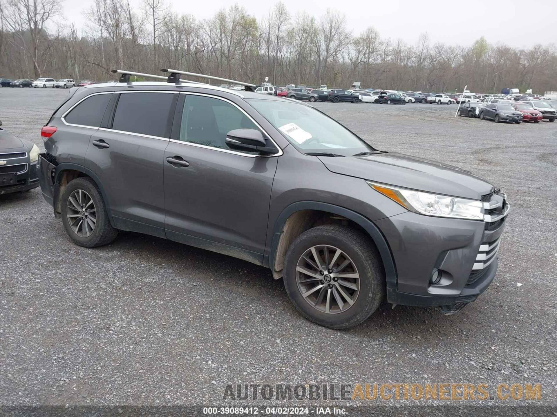 5TDJZRFH3KS735731 TOYOTA HIGHLANDER 2019