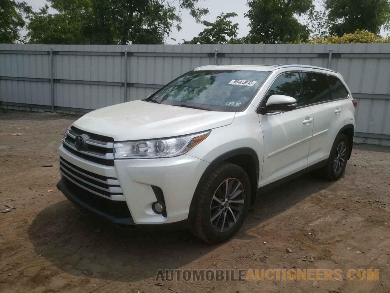 5TDJZRFH3KS919311 TOYOTA HIGHLANDER 2019