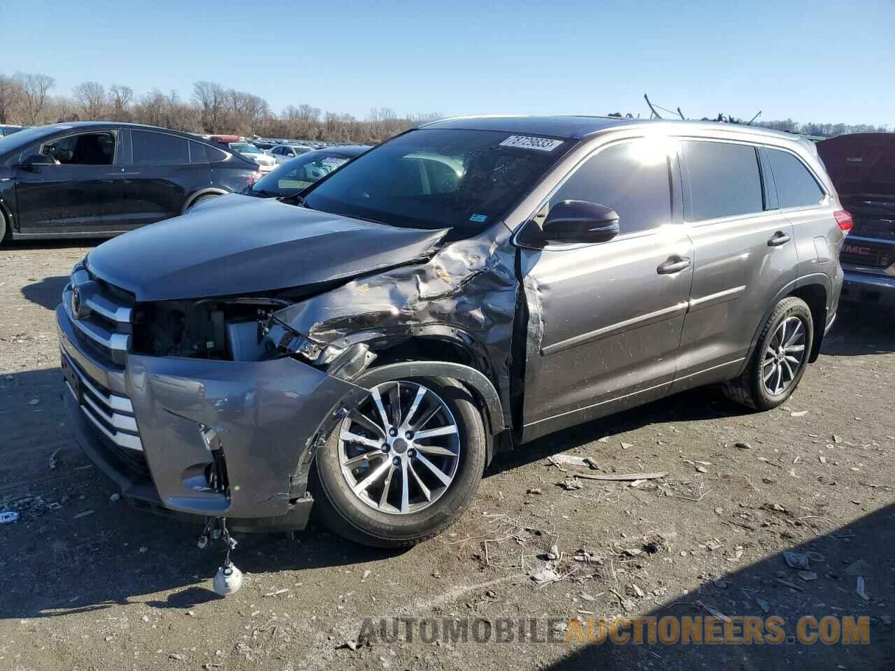 5TDJZRFH3KS928168 TOYOTA HIGHLANDER 2019