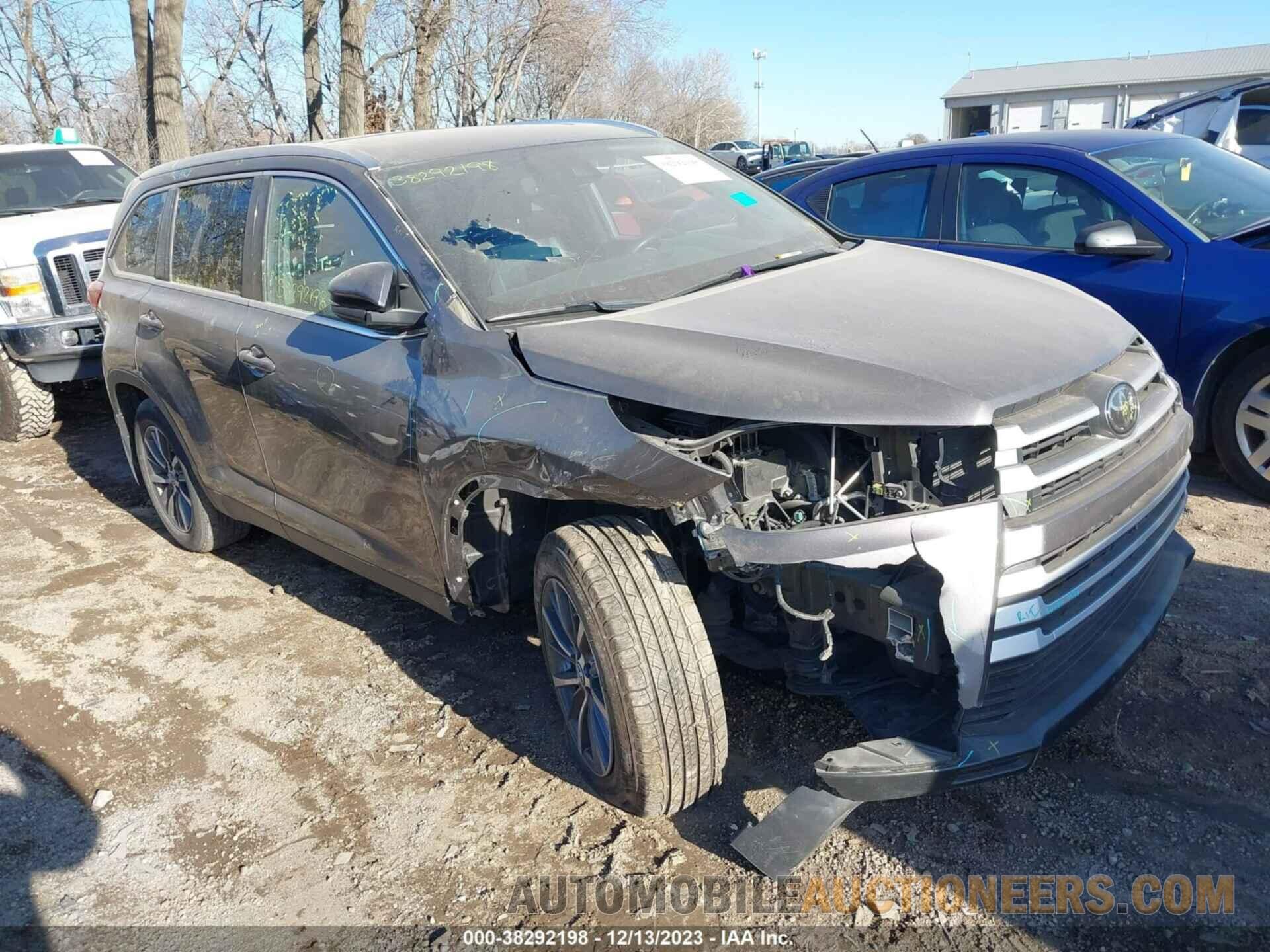 5TDJZRFH3KS930874 TOYOTA HIGHLANDER 2019