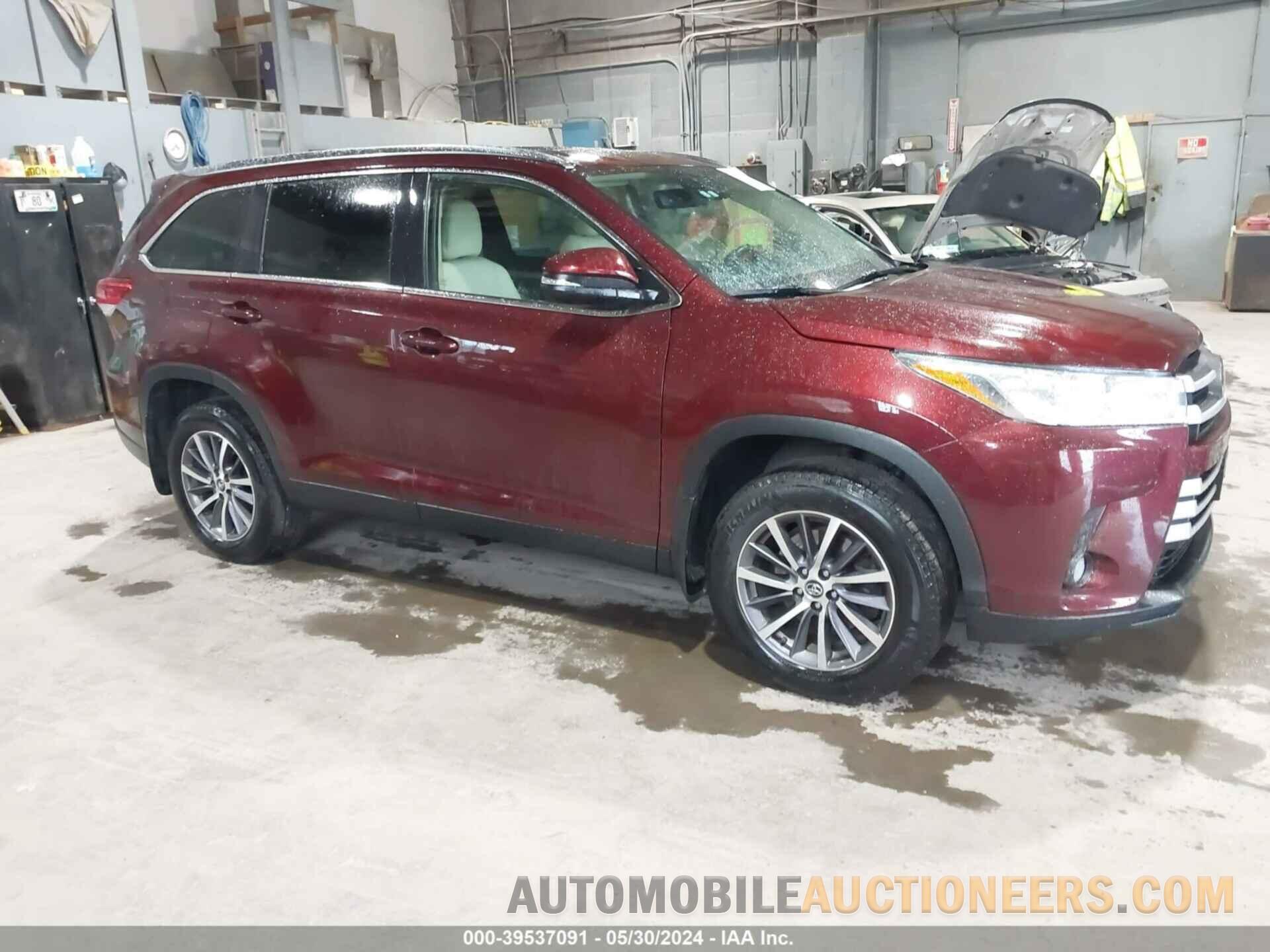 5TDJZRFH3KS939199 TOYOTA HIGHLANDER 2019