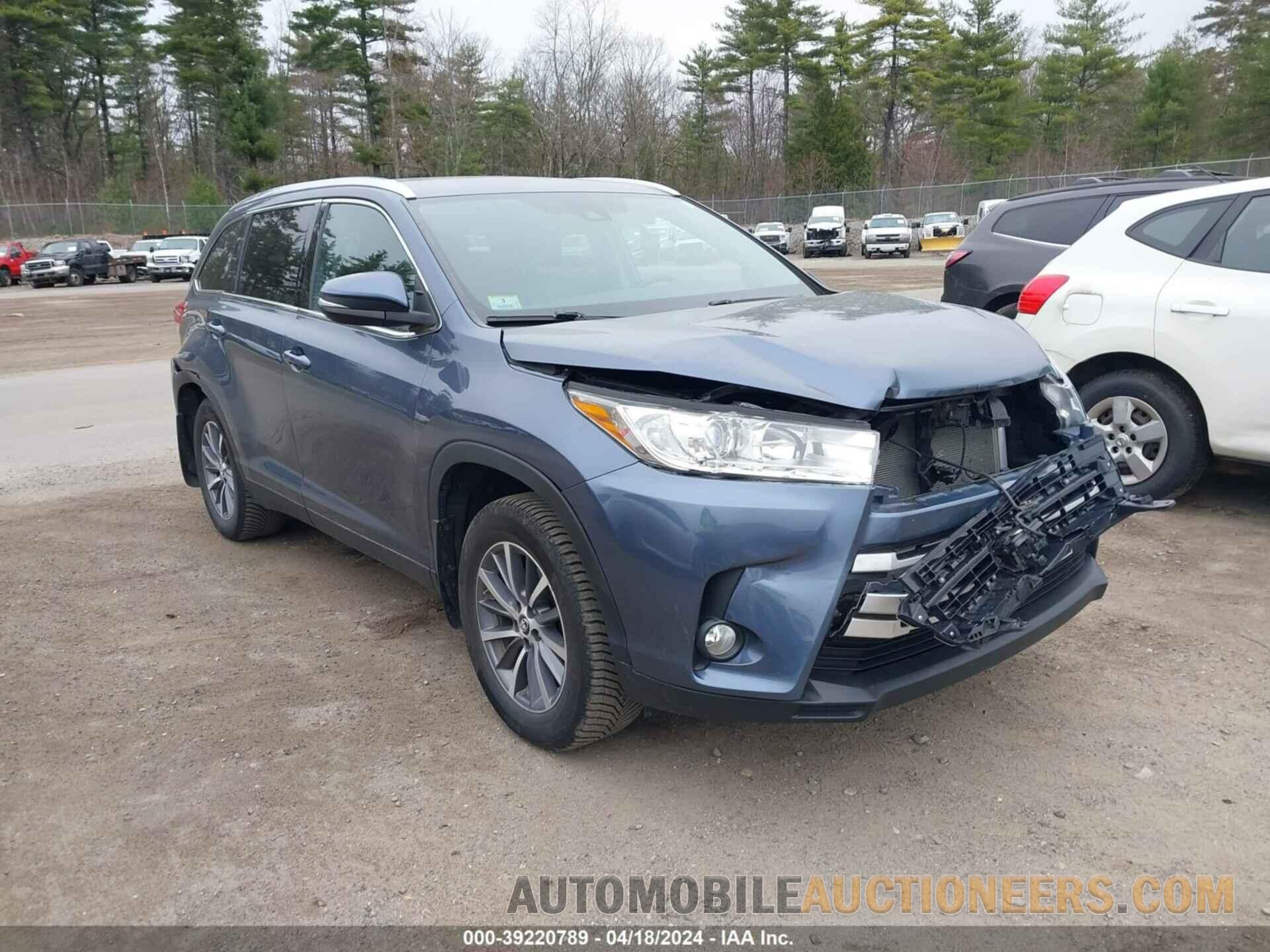 5TDJZRFH3KS958447 TOYOTA HIGHLANDER 2019