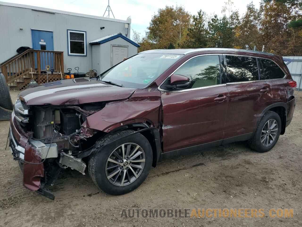 5TDJZRFH3KS976432 TOYOTA HIGHLANDER 2019