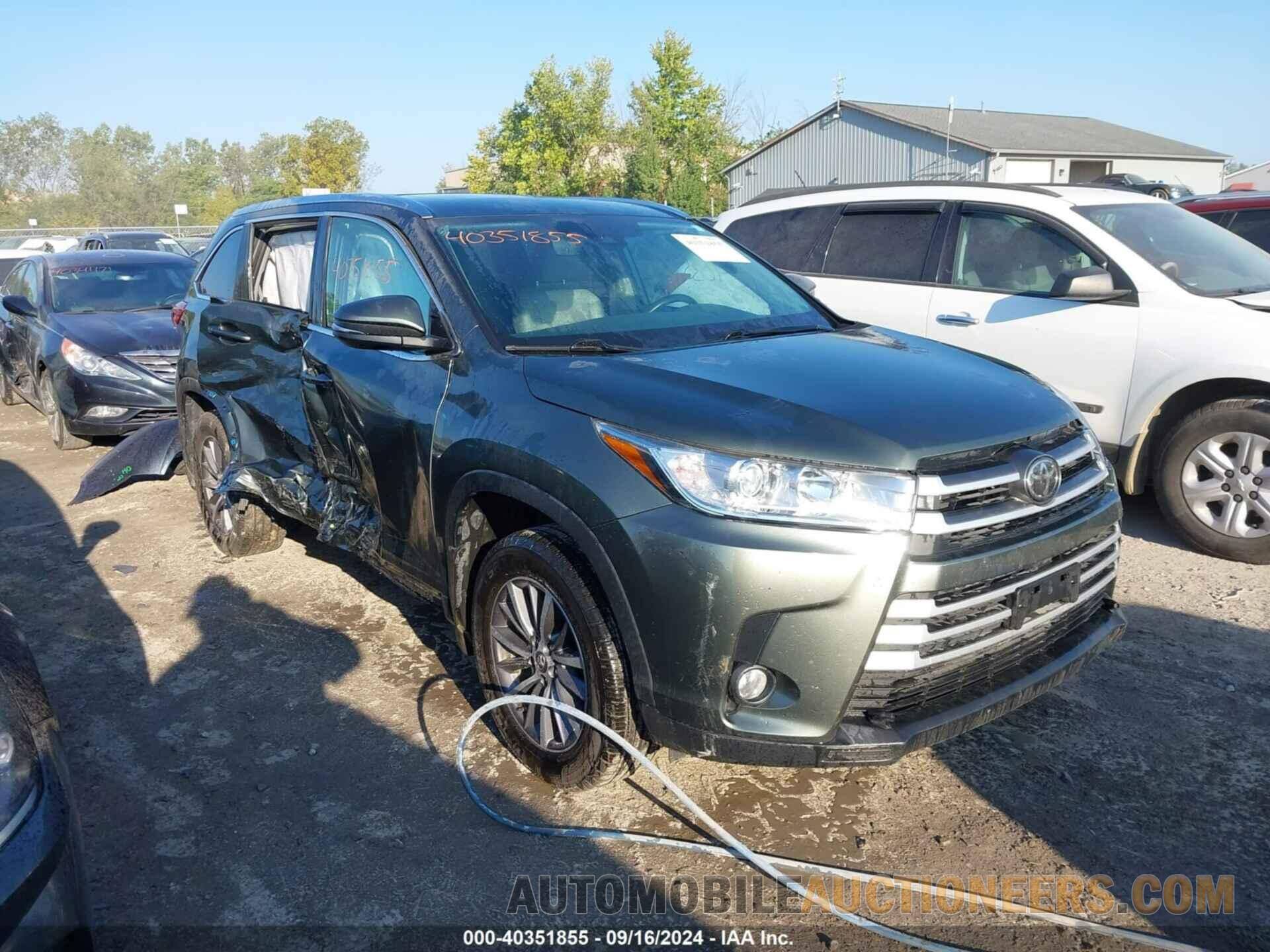 5TDJZRFH3KS998544 TOYOTA HIGHLANDER 2019