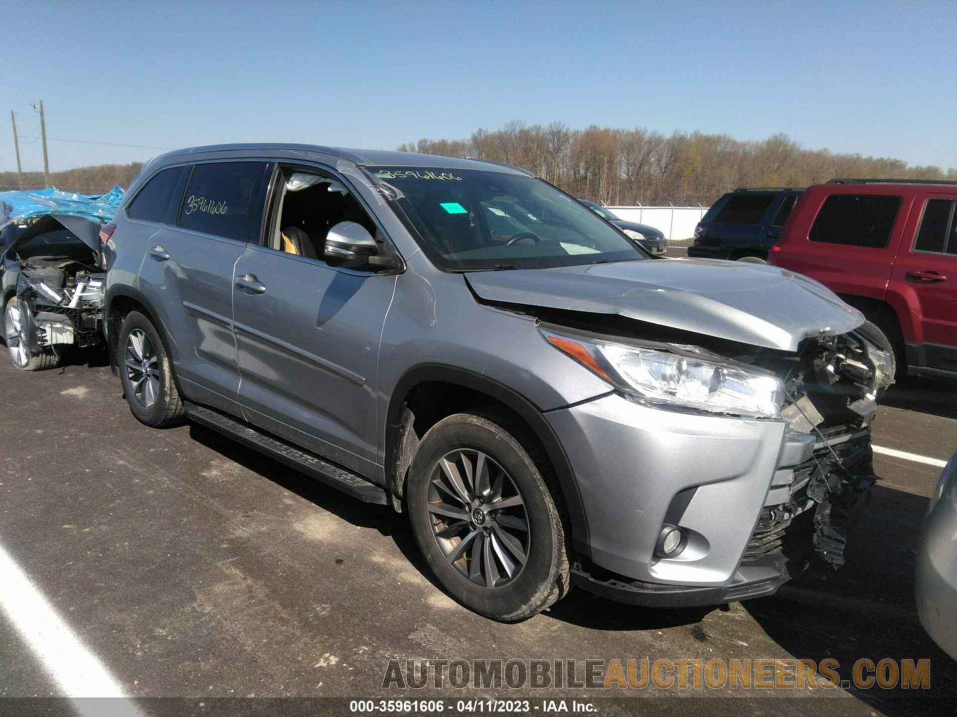 5TDJZRFH4HS386765 TOYOTA HIGHLANDER 2017