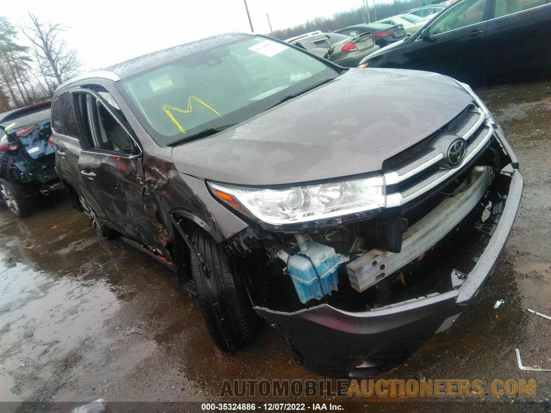 5TDJZRFH4HS409266 TOYOTA HIGHLANDER 2017