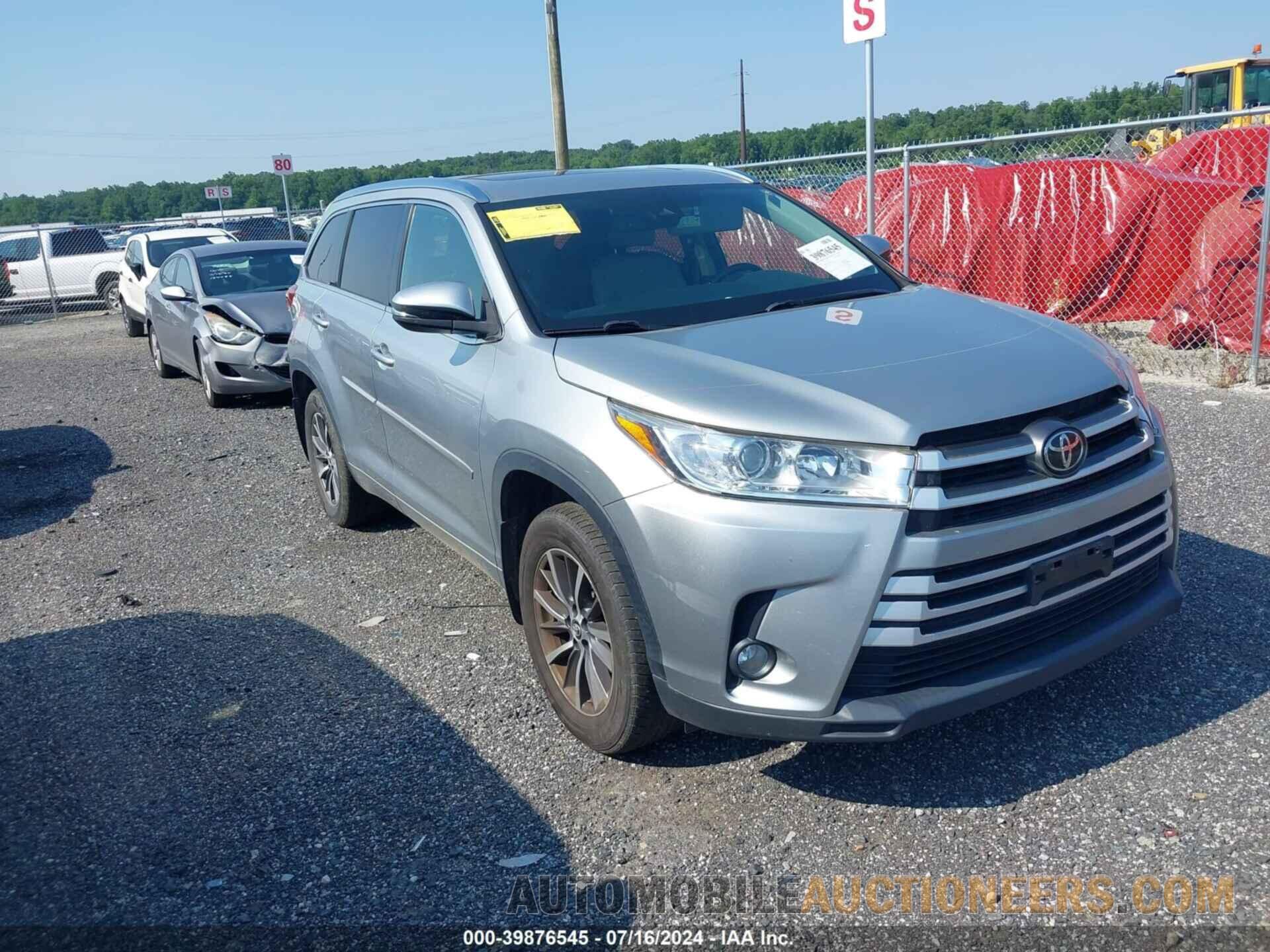 5TDJZRFH4HS430084 TOYOTA HIGHLANDER 2017