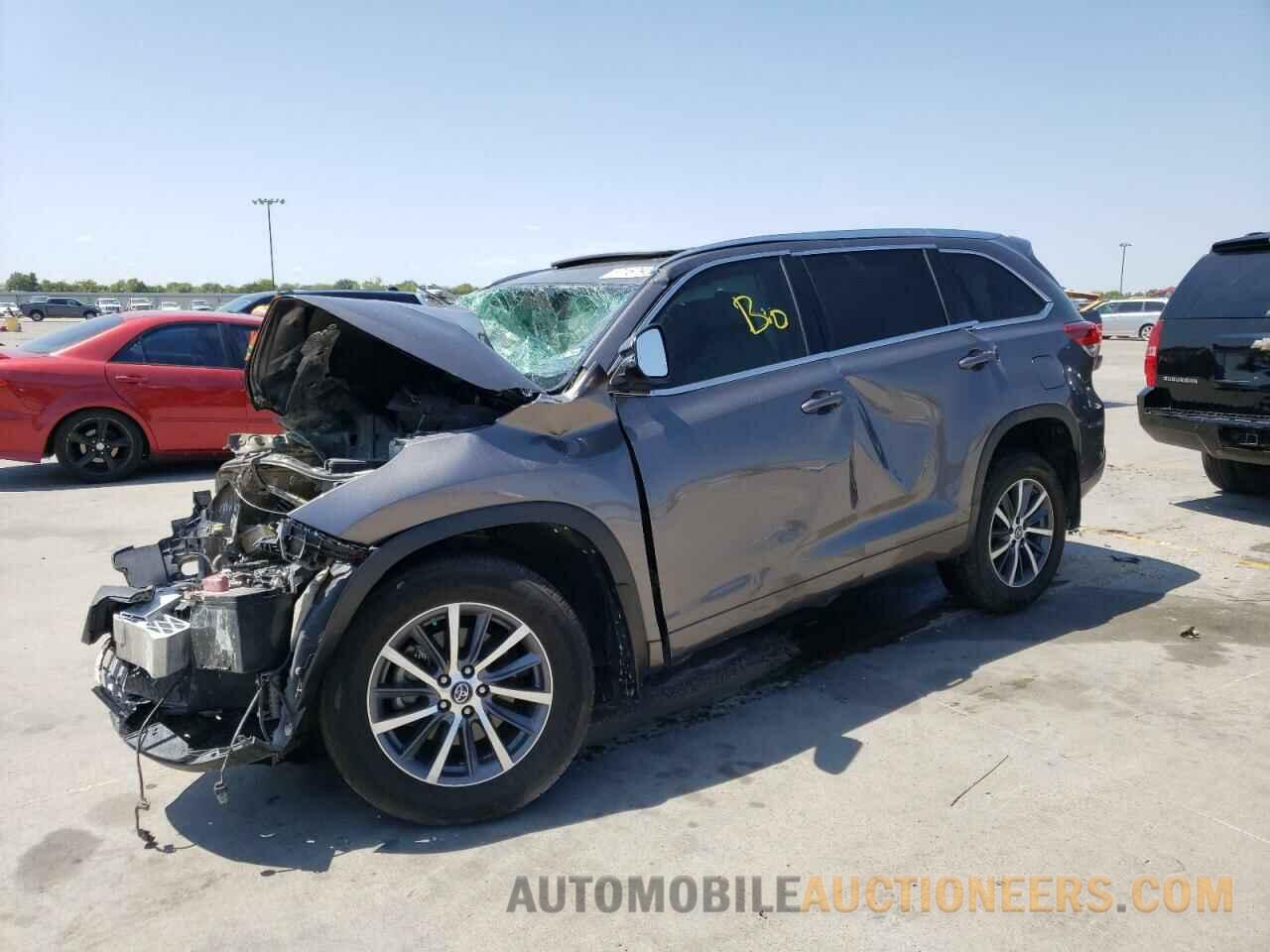 5TDJZRFH4HS449217 TOYOTA HIGHLANDER 2017