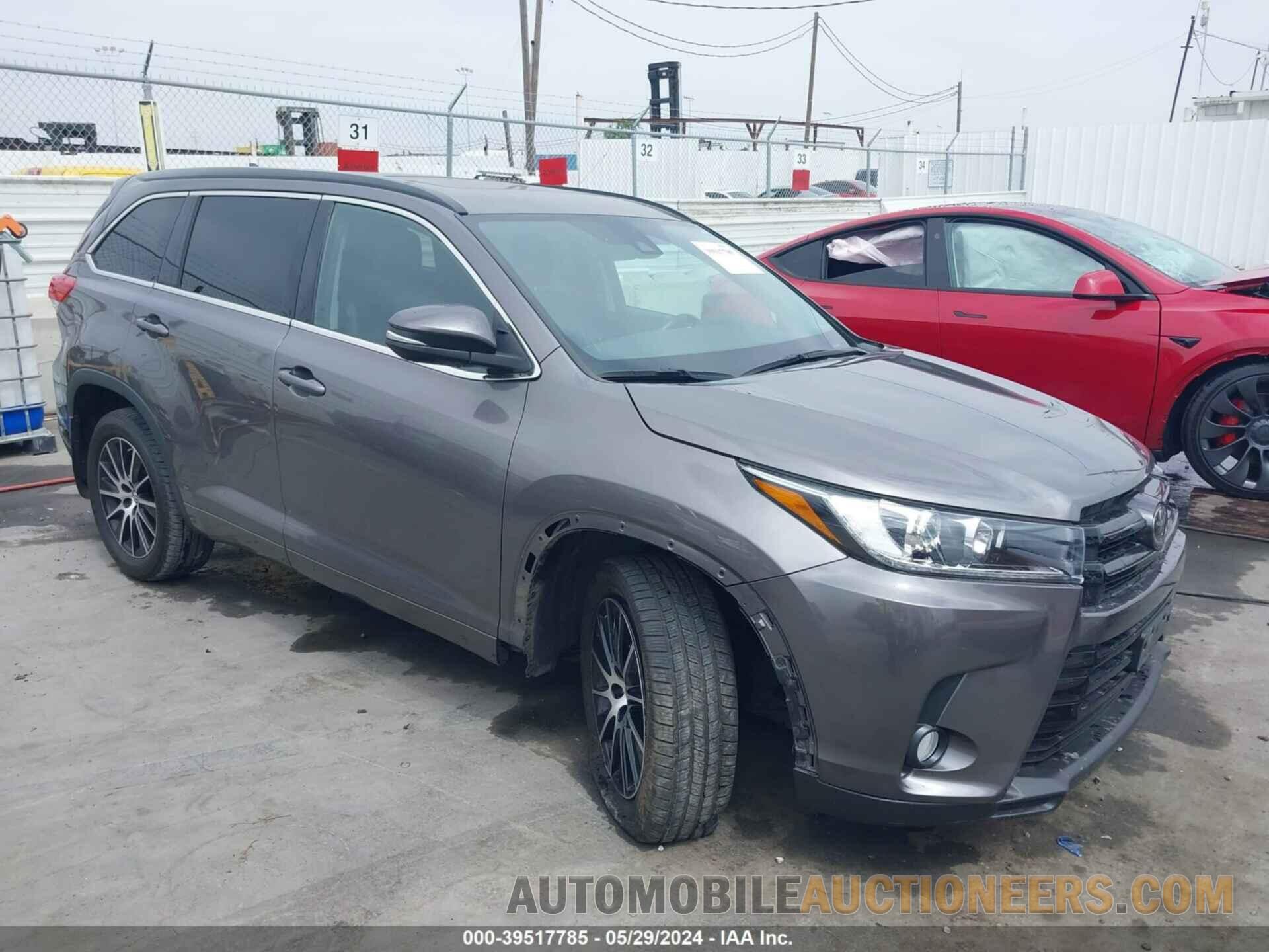 5TDJZRFH4HS475798 TOYOTA HIGHLANDER 2017