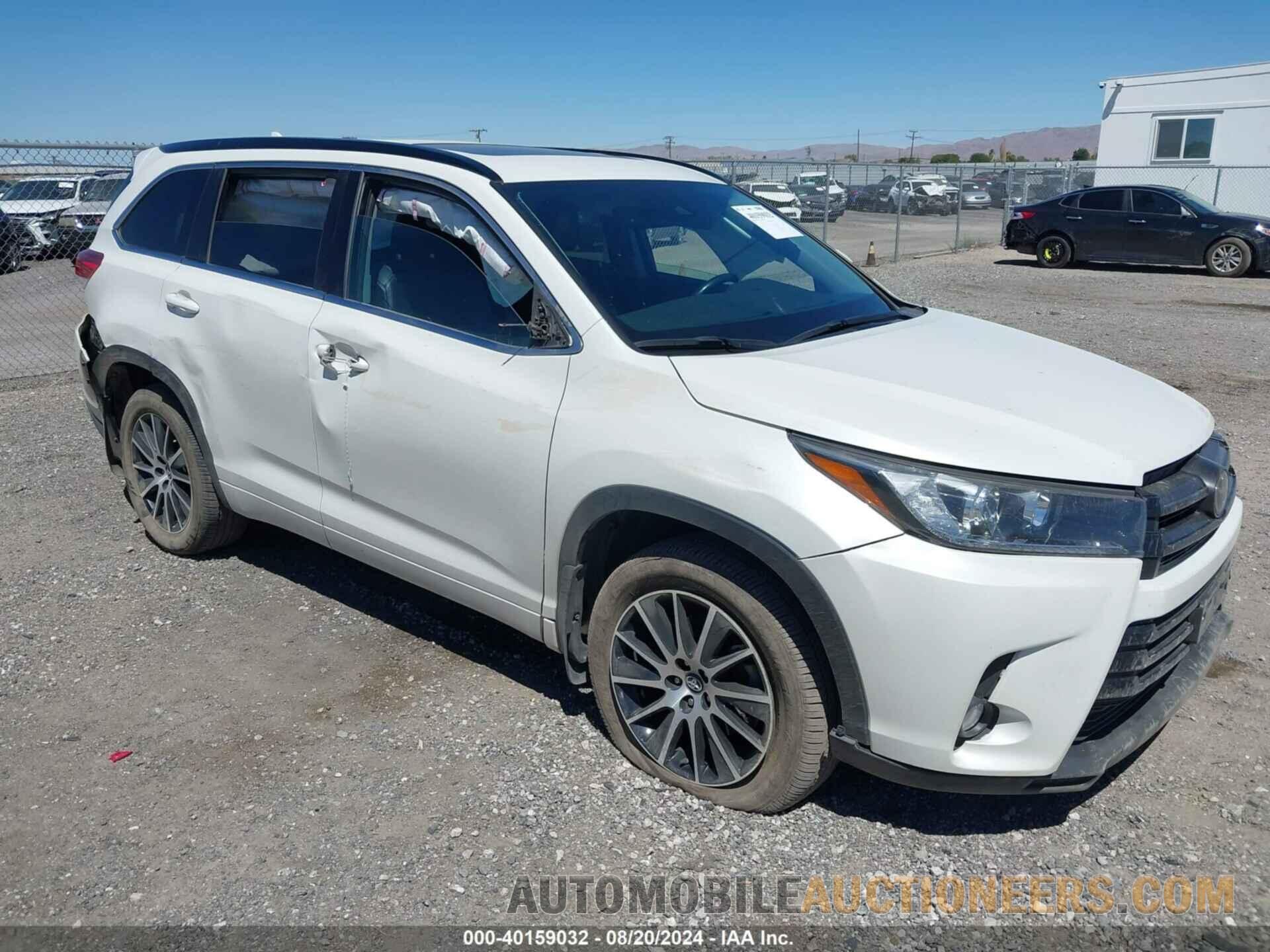 5TDJZRFH4HS517239 TOYOTA HIGHLANDER 2017